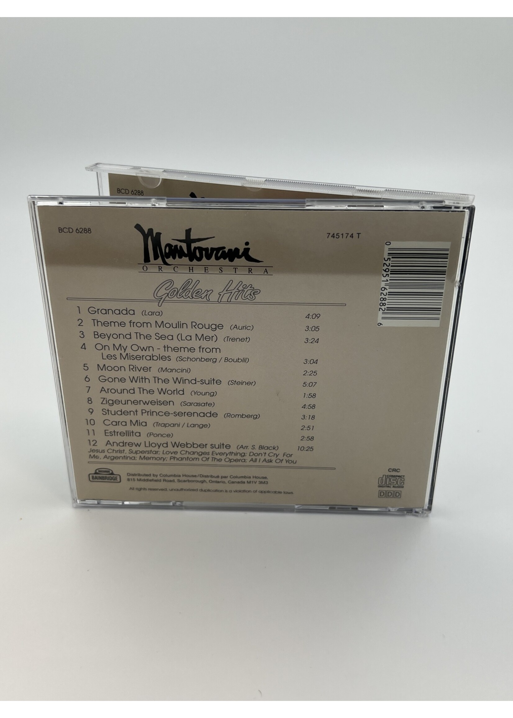 CD The Mantovani Orchestra Golden Hits CD