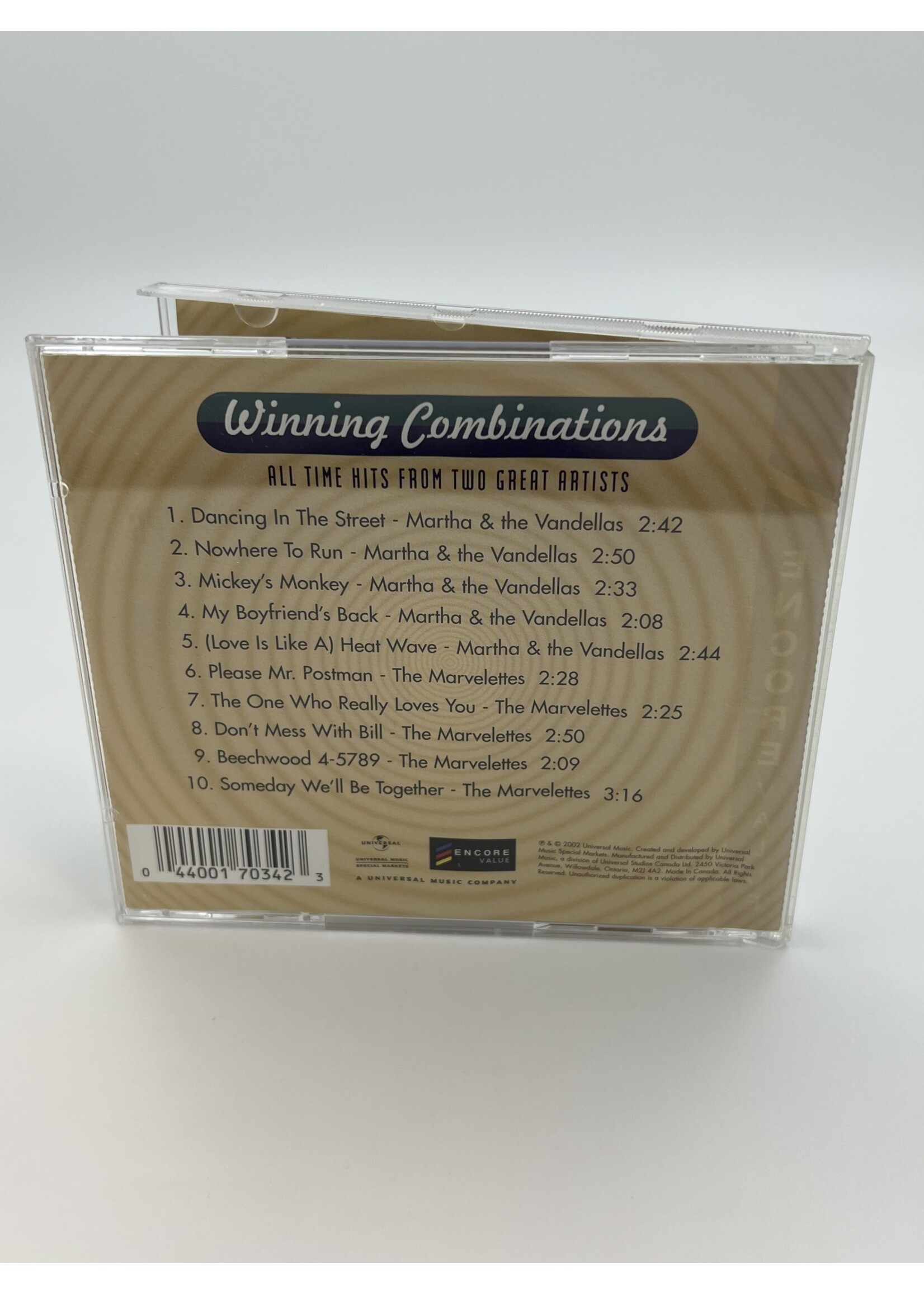 CD Martha And The Vandellas The Marvelettes CD