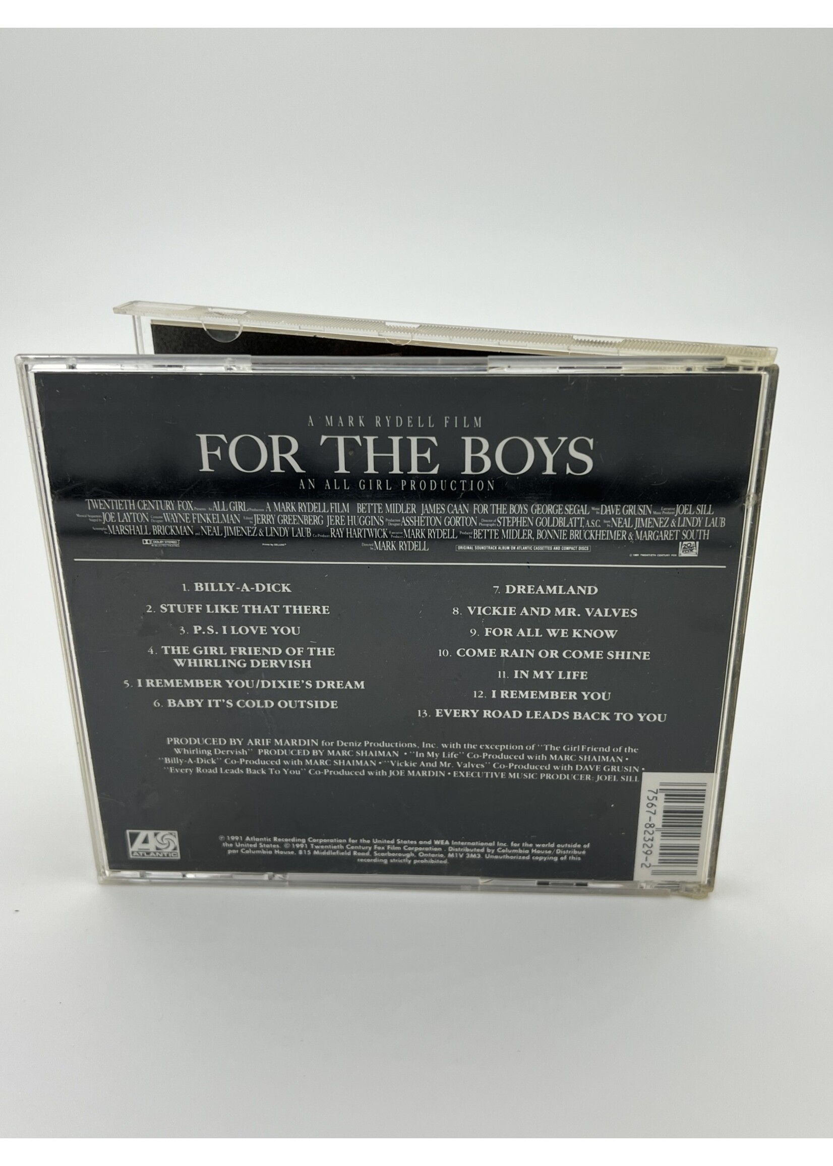 CD   For The Boys Motion Picture Soundtrack CD