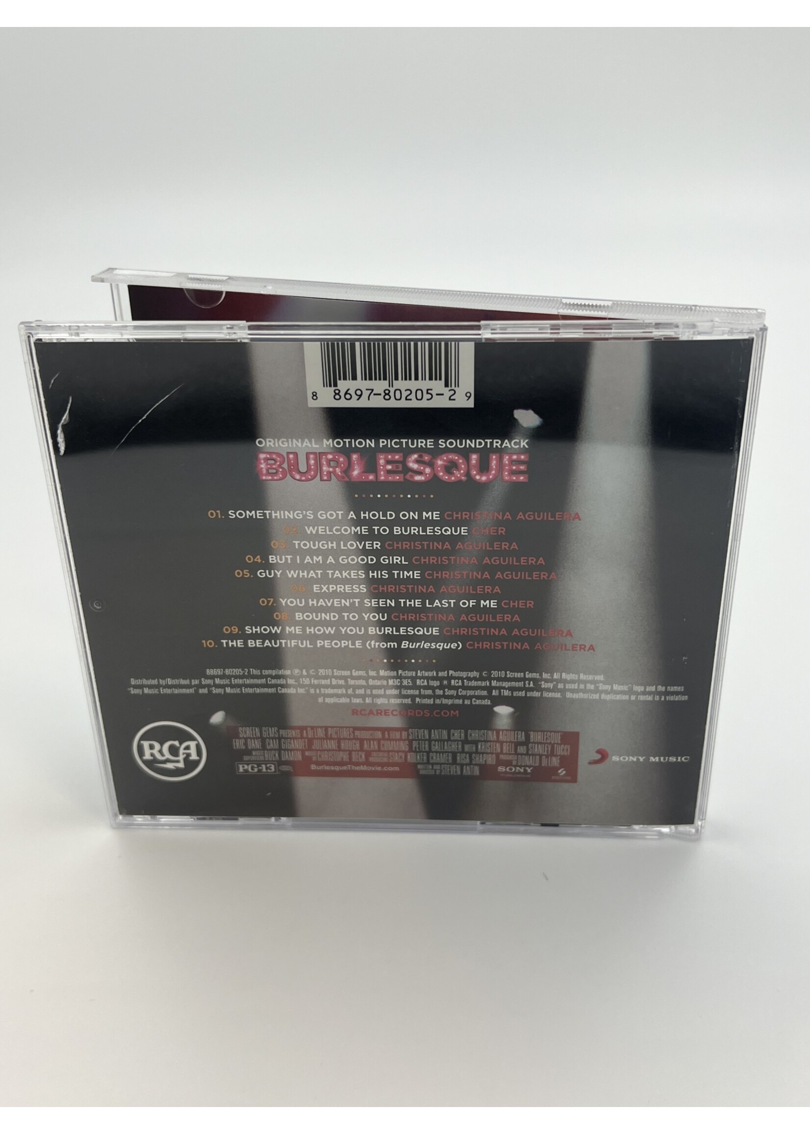 CD Burlesque Motion Picture Soundtrack CD