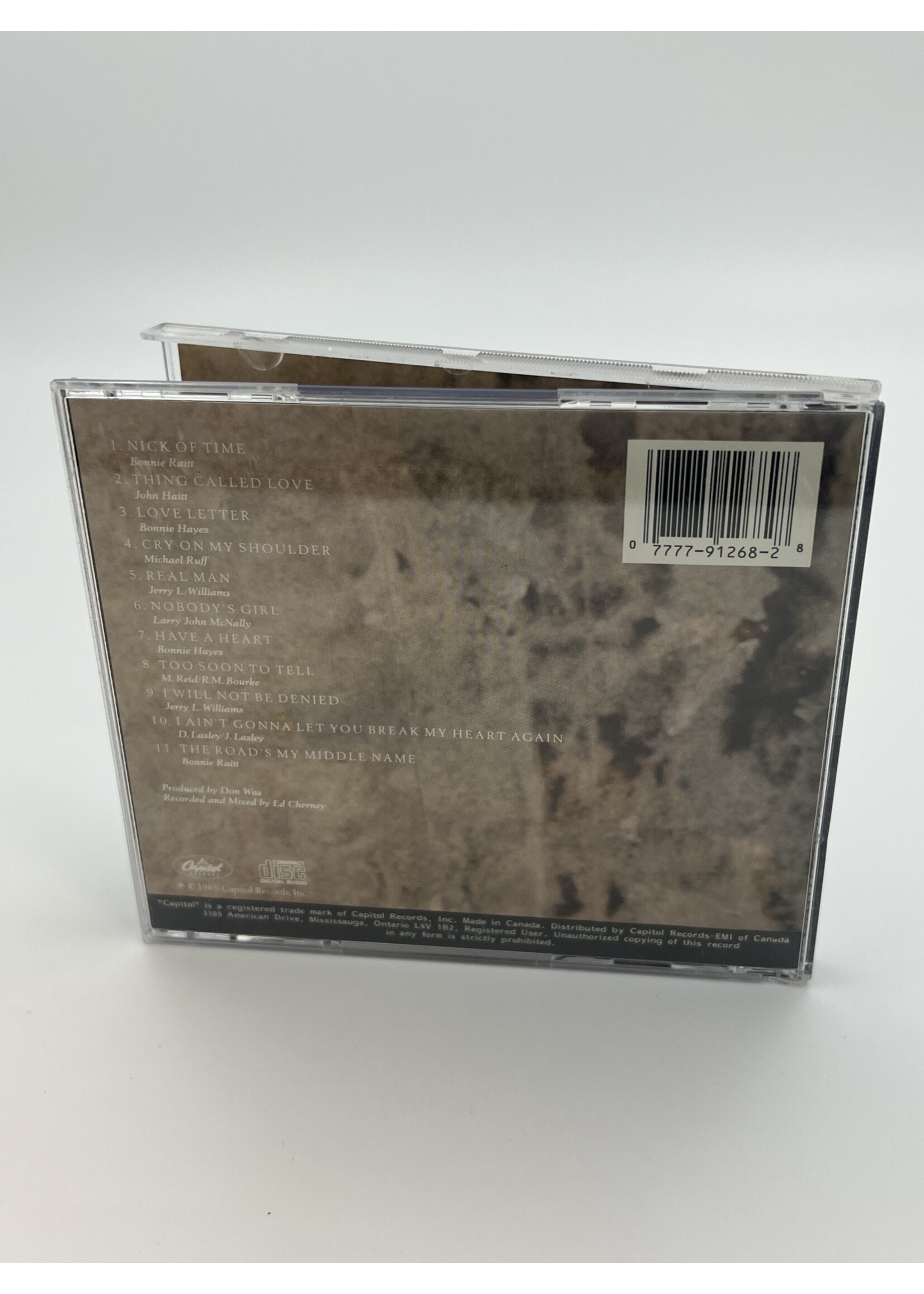 CD Bonnie Raitt Nick Of Time Cd