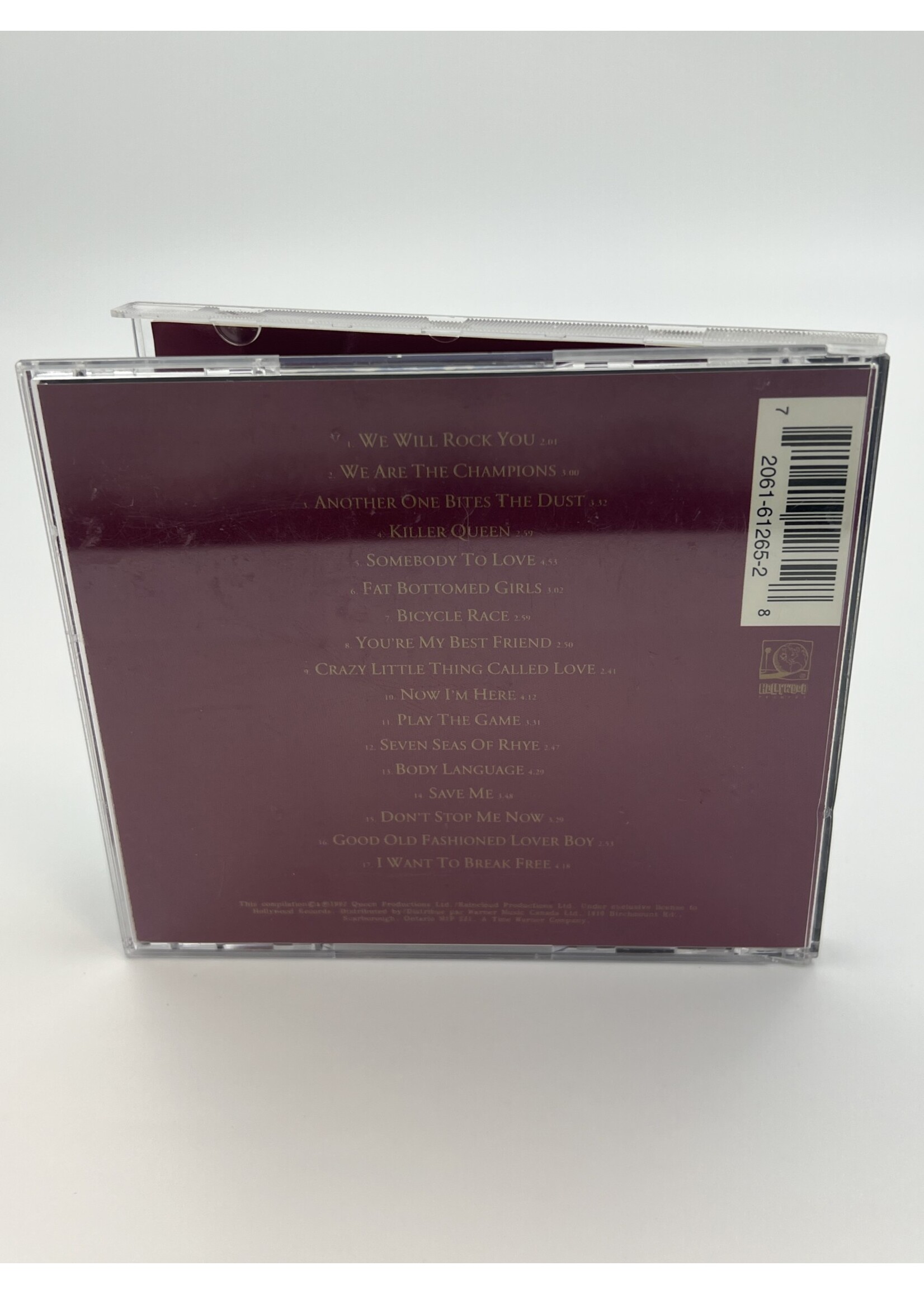 CD   Queen Greatest Hits CD
