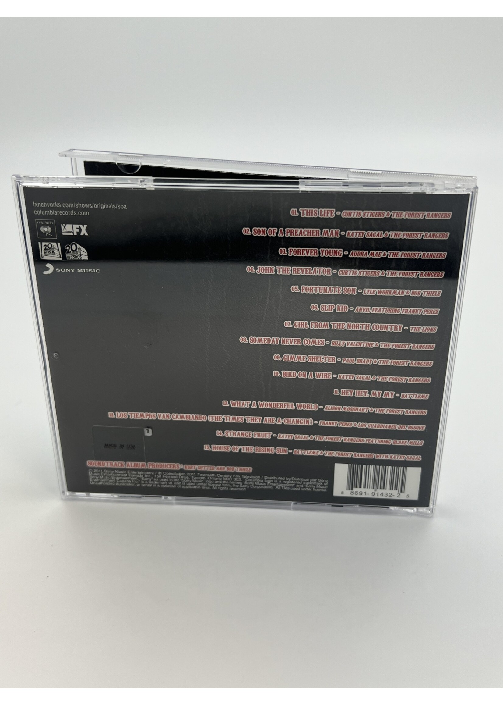 CD   Songs Of Anarchy Music From Sons Of Anarchy Seasons 1 To 4 CD