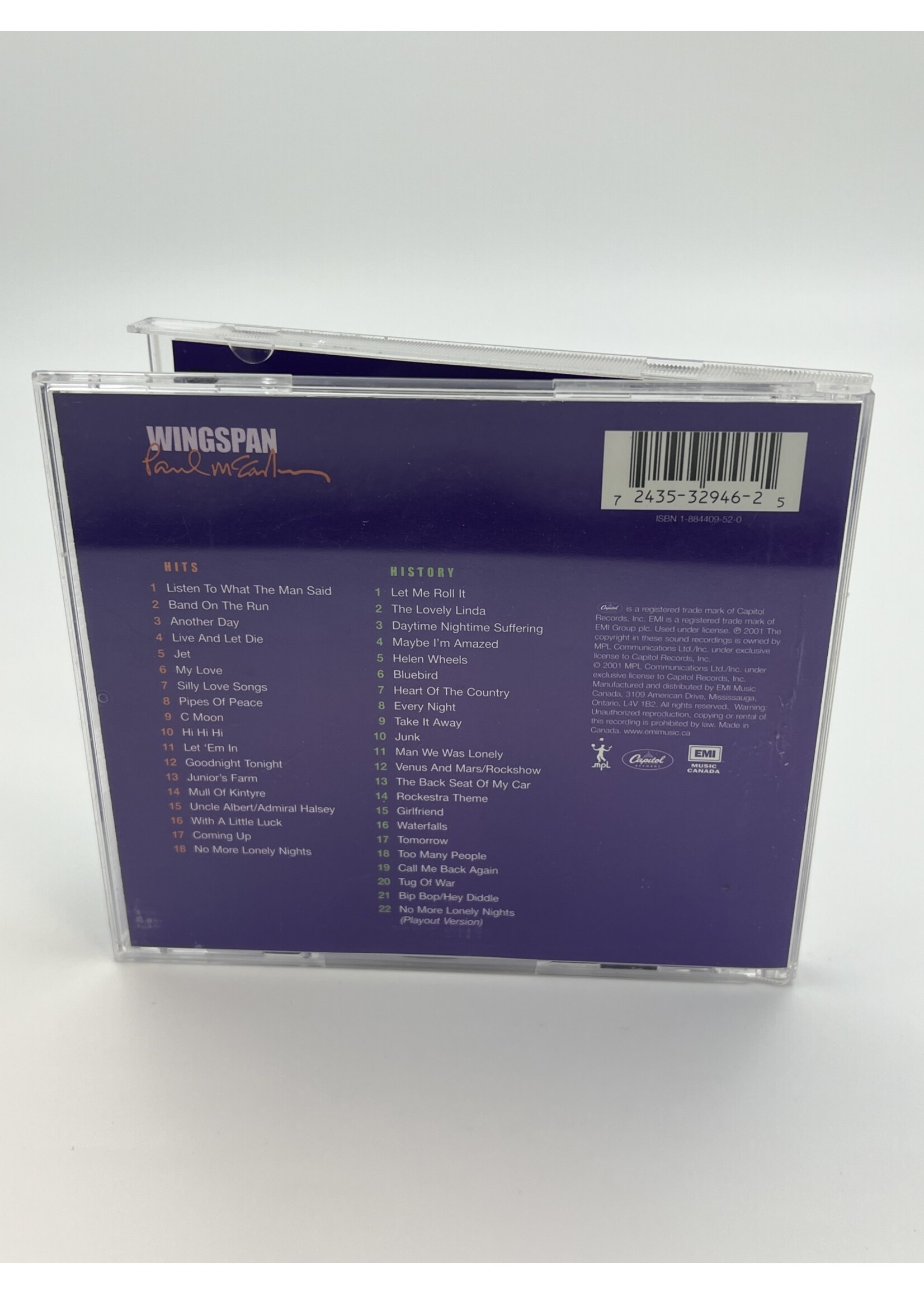 CD Paul McCartney Wingspan Hits And History 2 CD