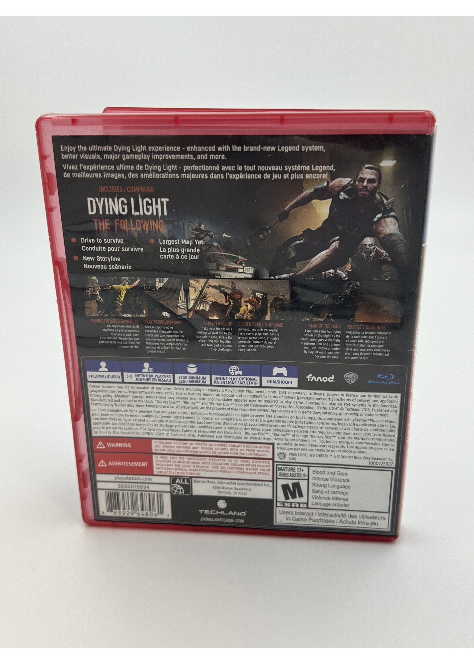 Sony Dying Light The Following Enhanced Edtion PS4