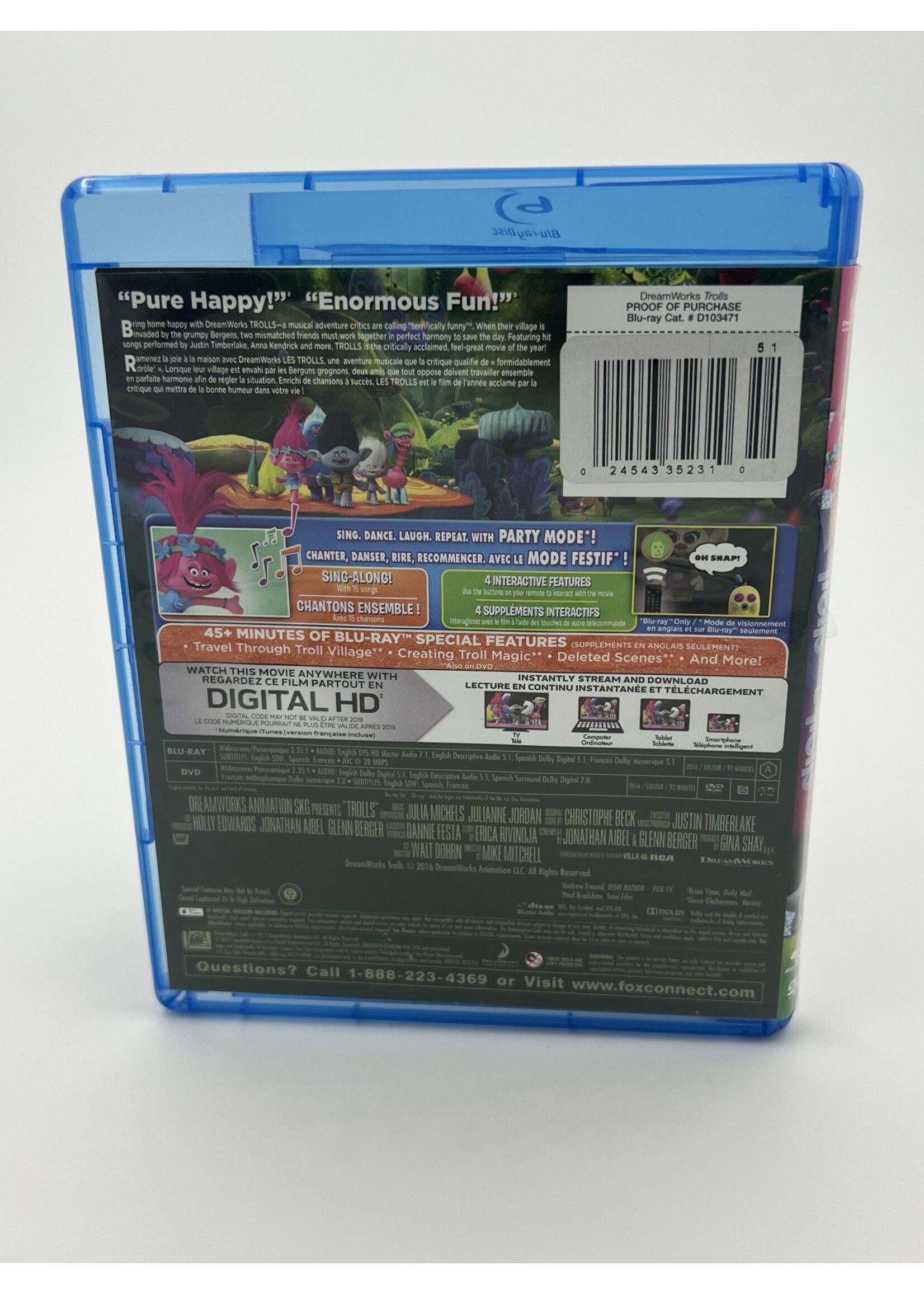 Bluray Trolls Party Edition Bluray