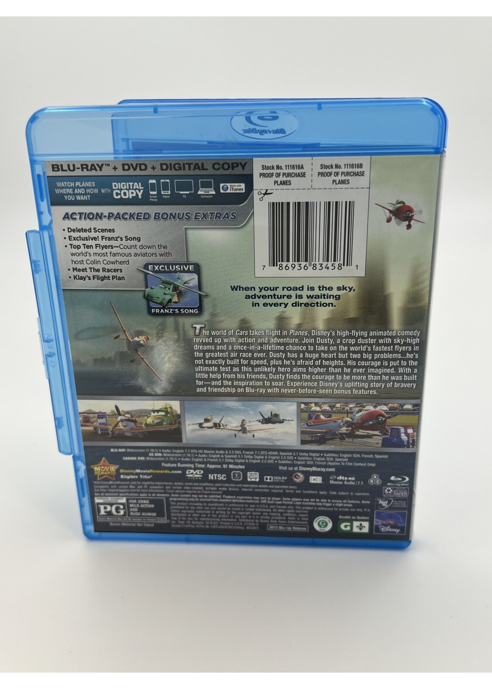 Bluray Disney Planes Bluray