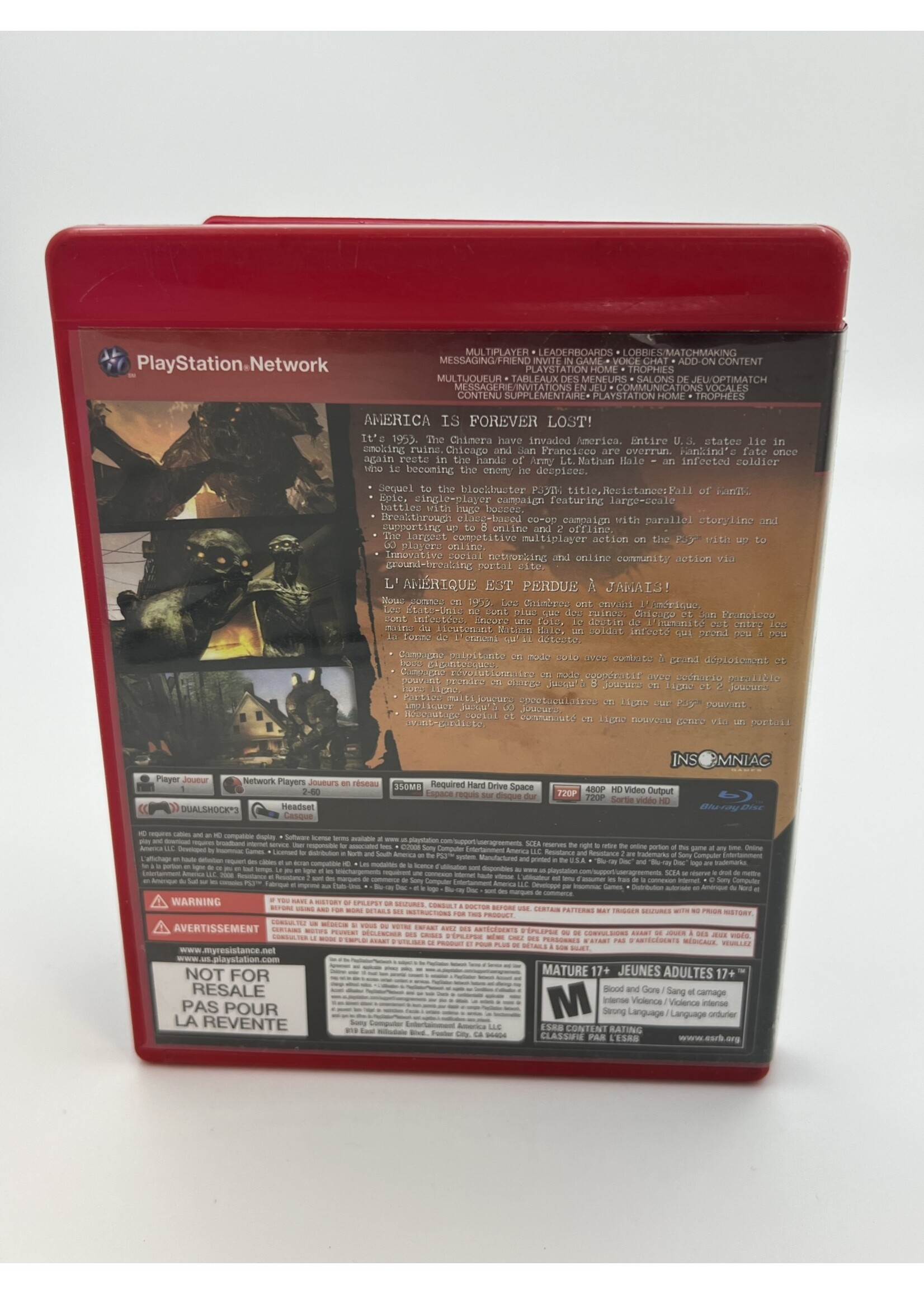 Sony Resistance 2 Ps3