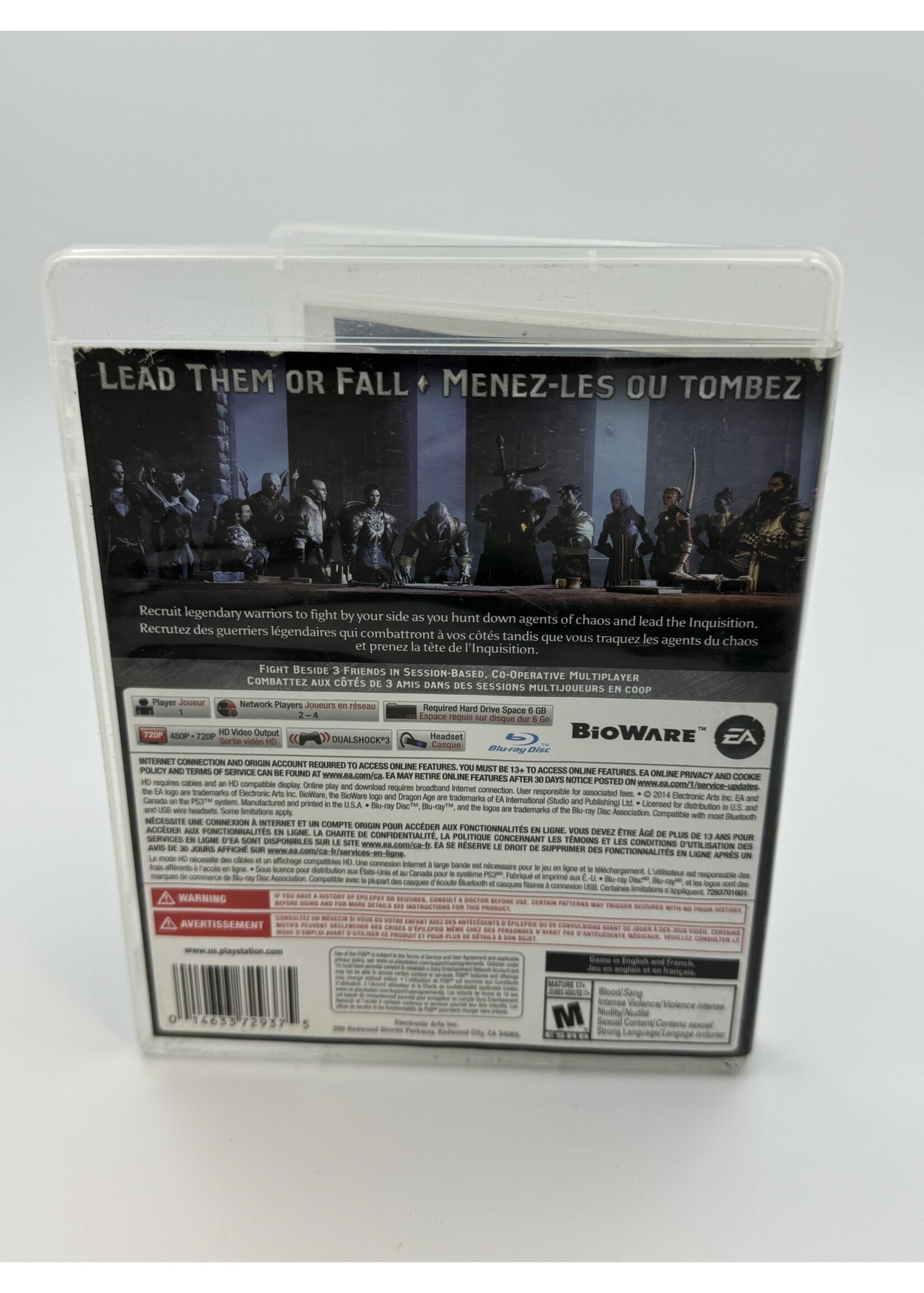 Sony Dragon Age Inquisition Ps3
