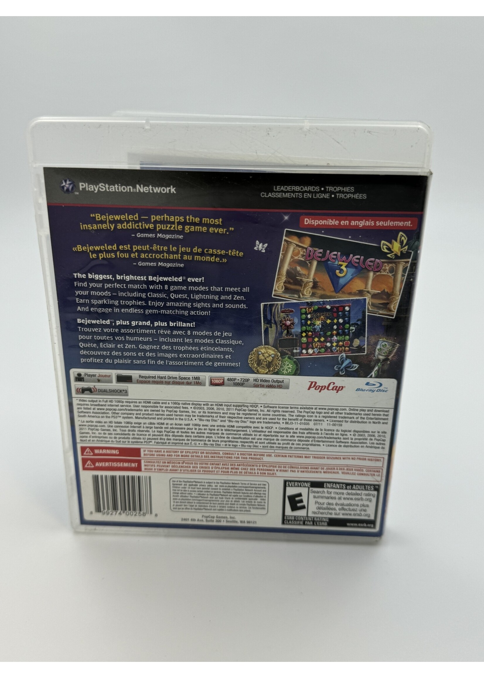 Sony Bejeweled 3 - PS3