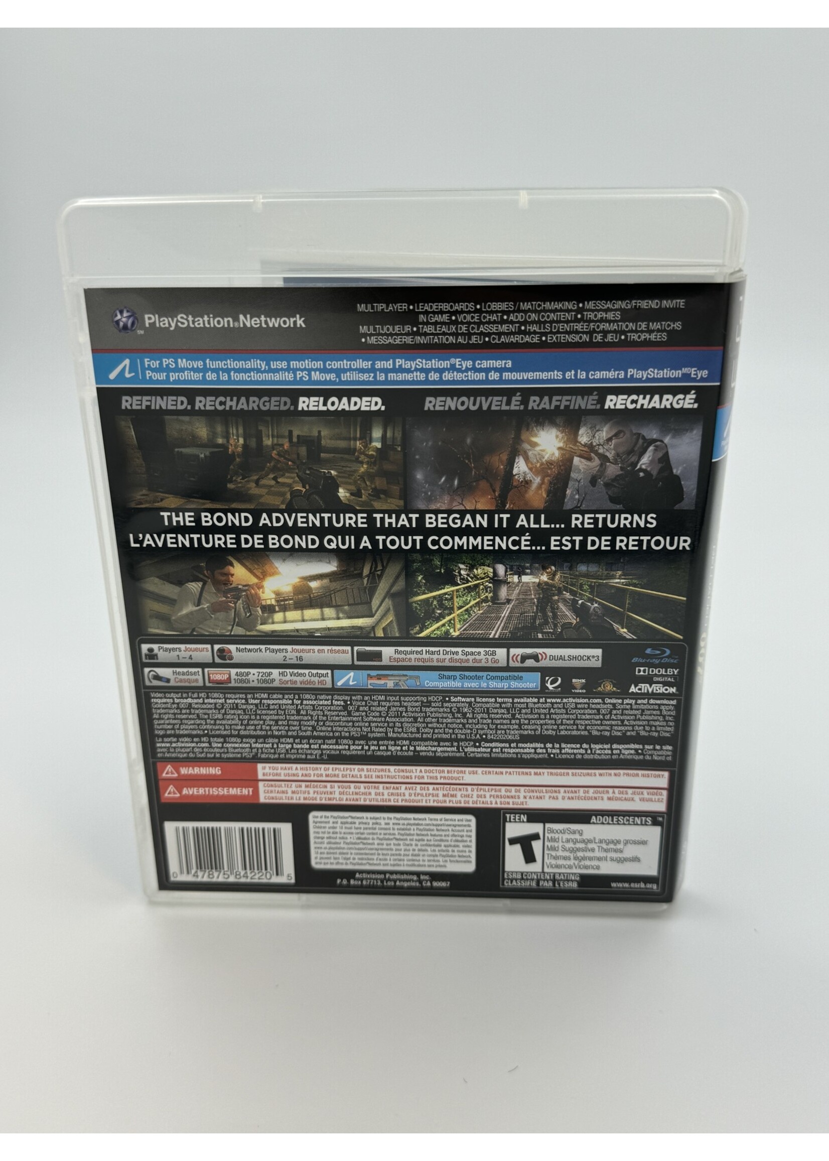 Sony 007 Golden Eye Reloaded PS3