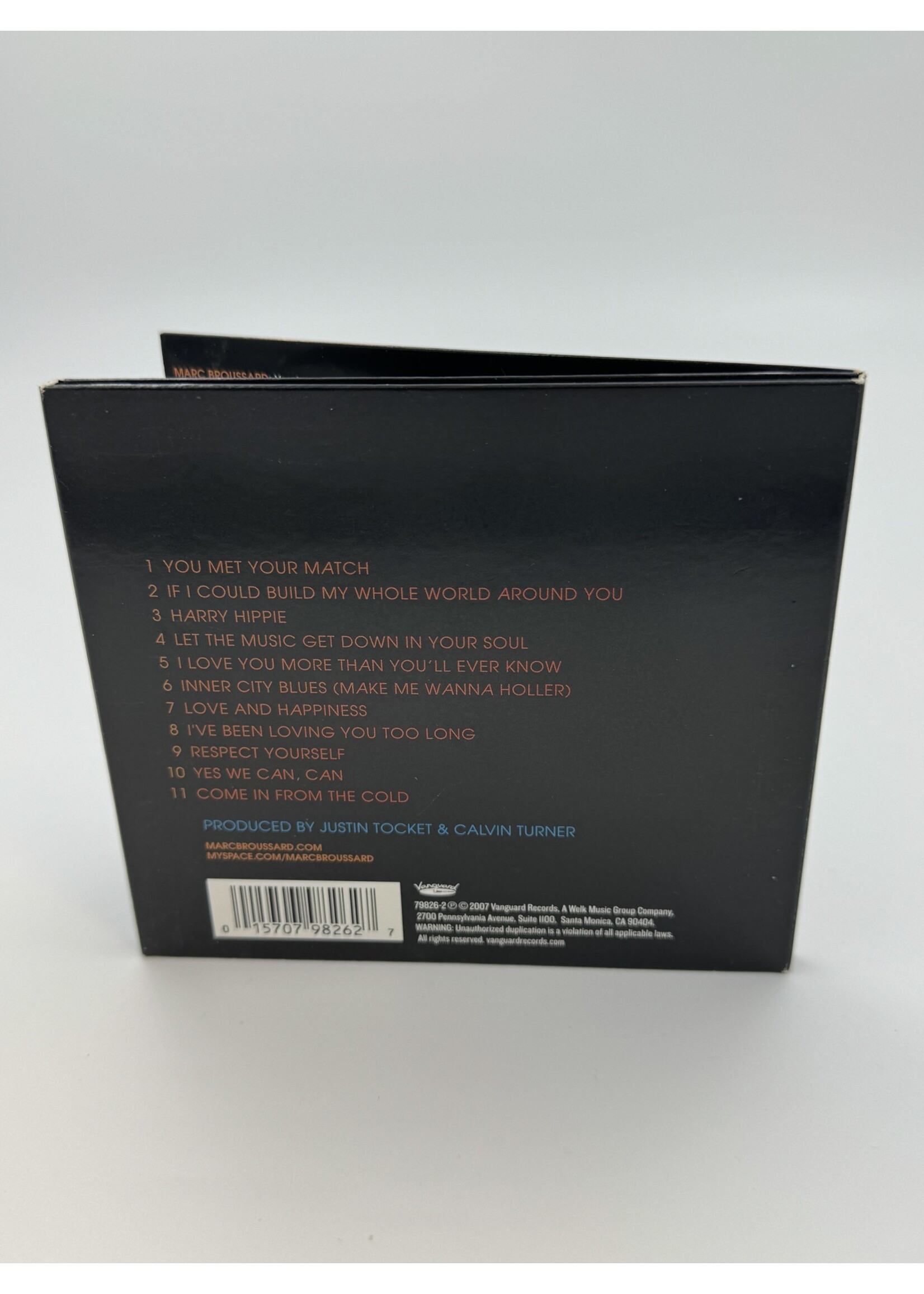CD Marc Broussard SOS Save Our Soul CD