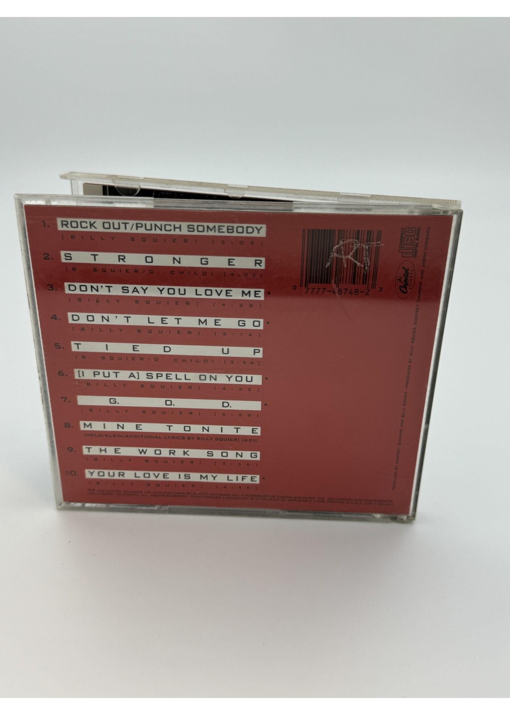 CD Billy Squier Hear And Now CD
