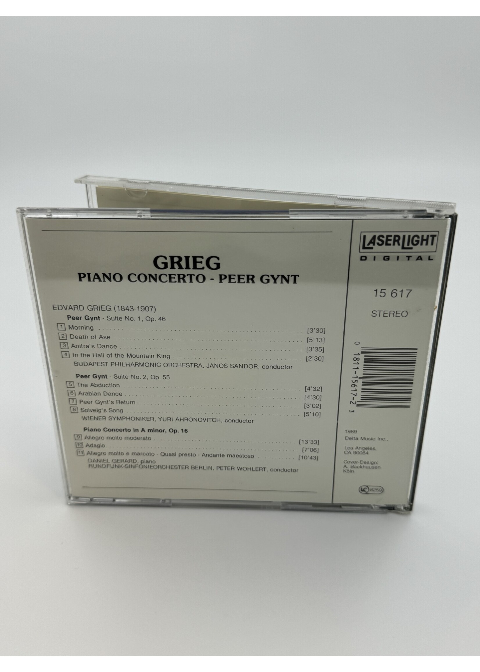 CD Grieg Piano Concerto Peer Gynt CD