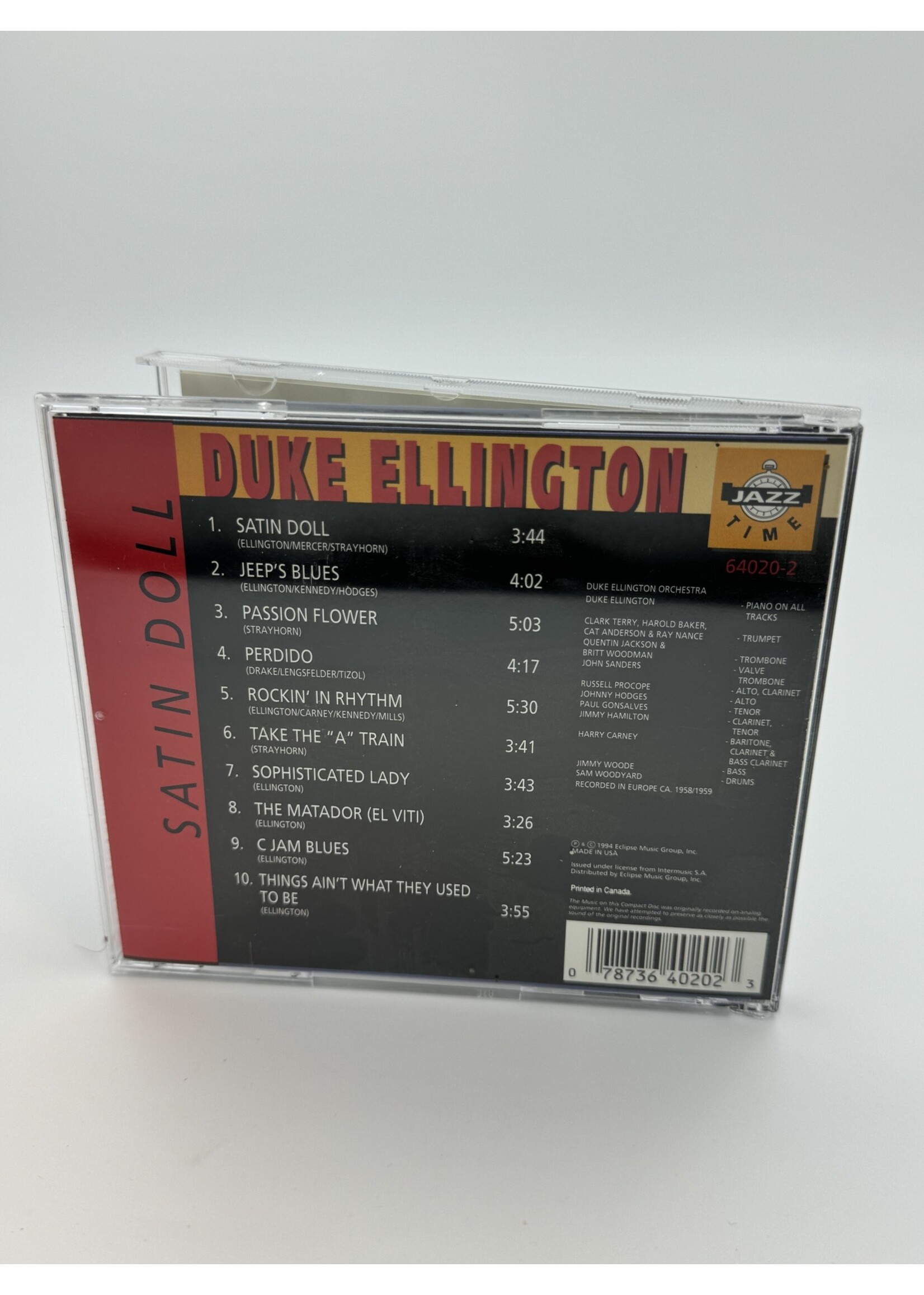 CD Duke Ellington Satin Doll CD