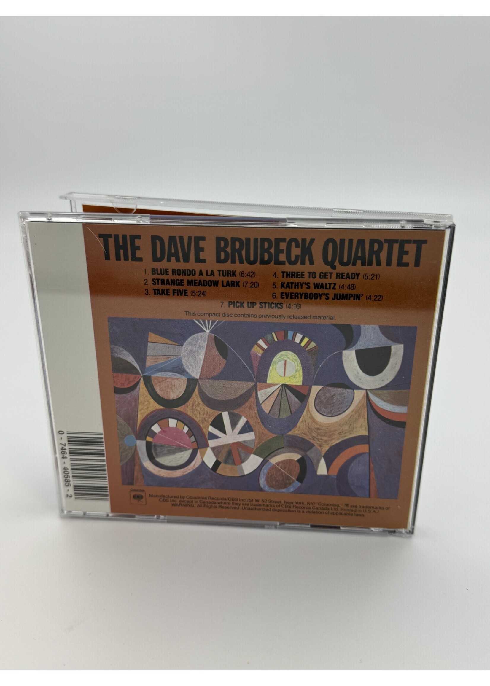 CD The Dave Brubeck Quartet Time Out CD