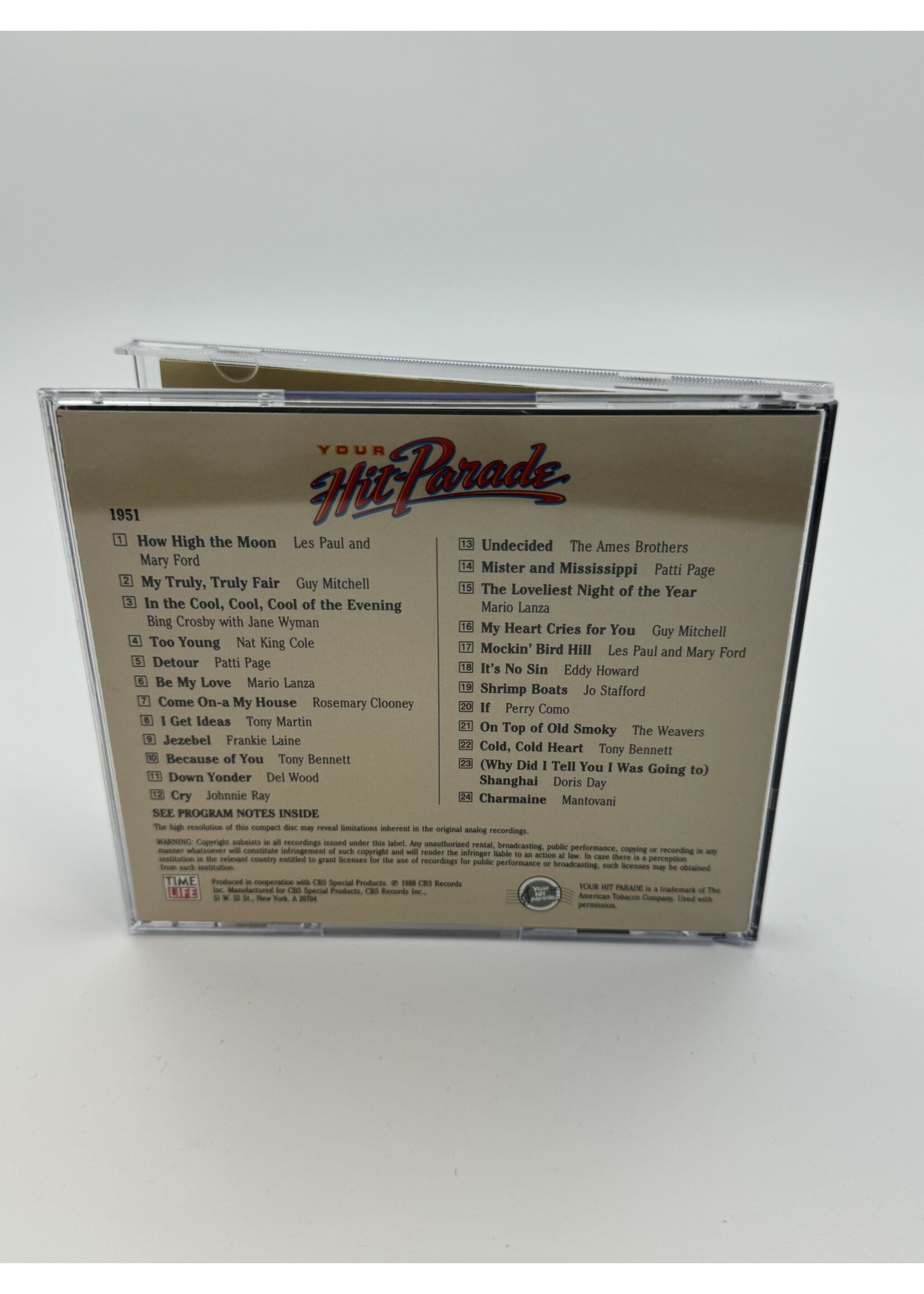CD Your Hit Parade 1951 CD