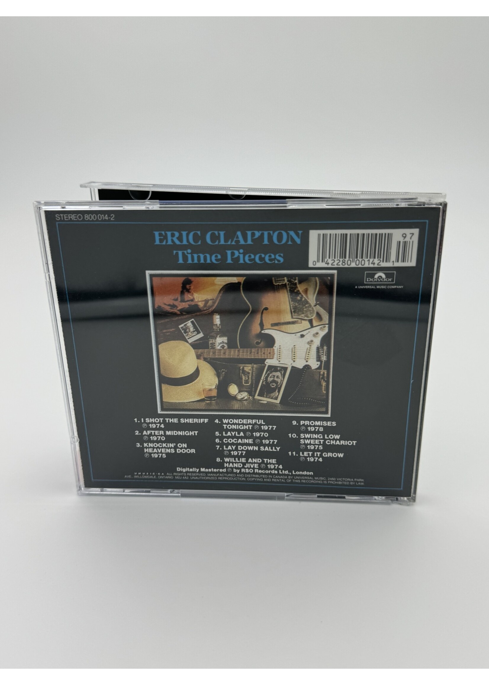 CD The Best Of Eric Clapton Timepieces CD