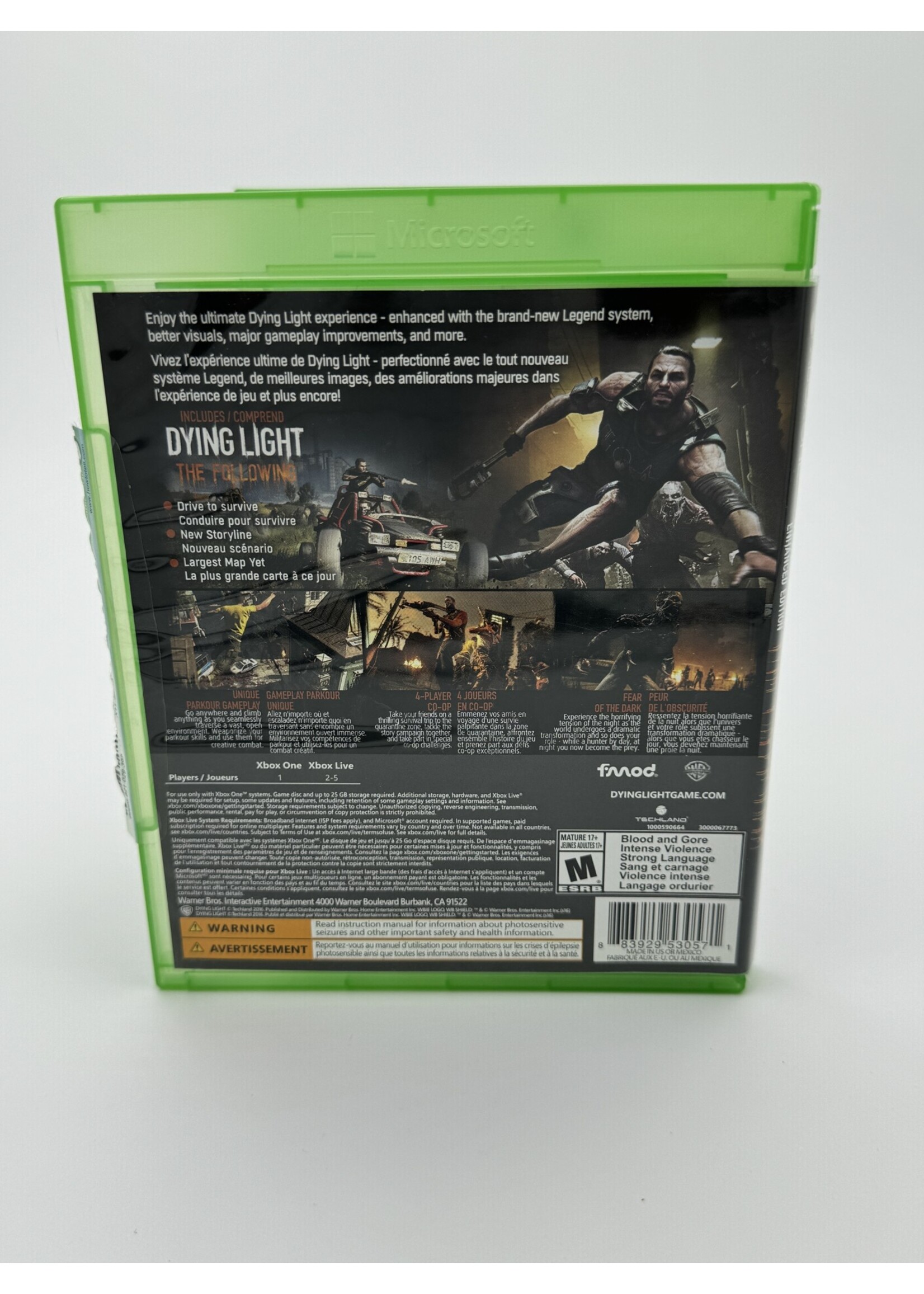 Xbox Dying Light The Following Enhanced Edition Xbox One