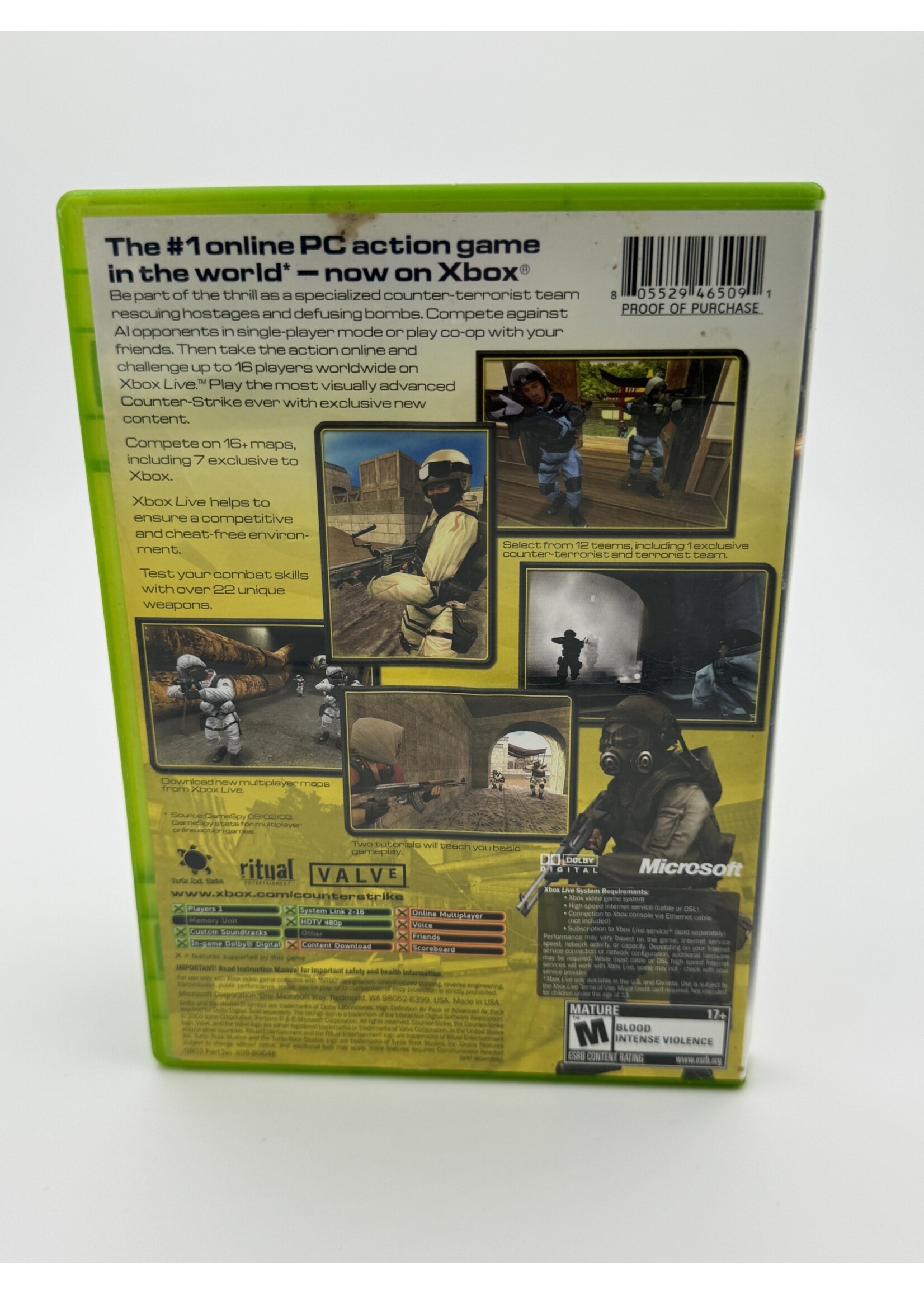 Xbox Counter Strike Xbox