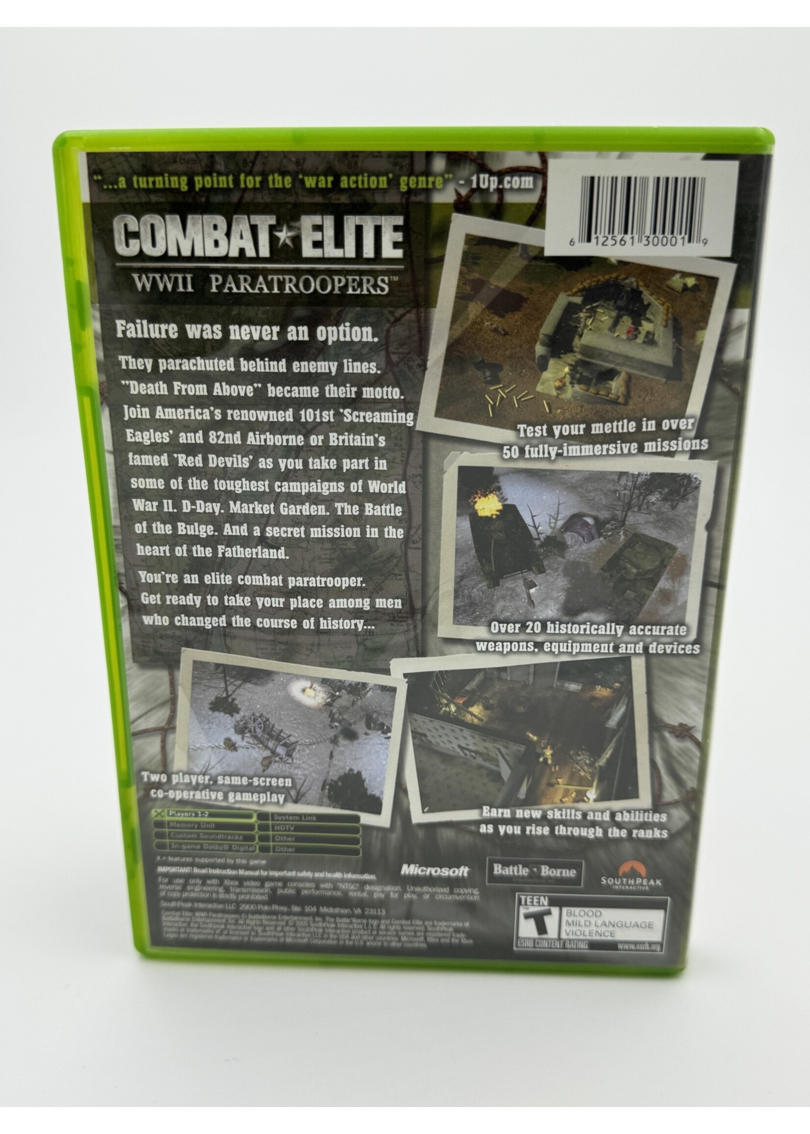 Xbox Combat Elite WW2 Paratroopers Xbox