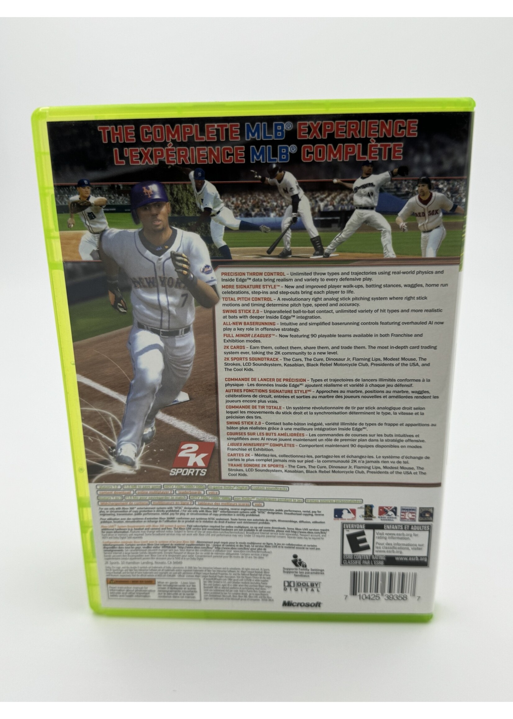 Xbox Major League Baseball 2K8 Xbox 360