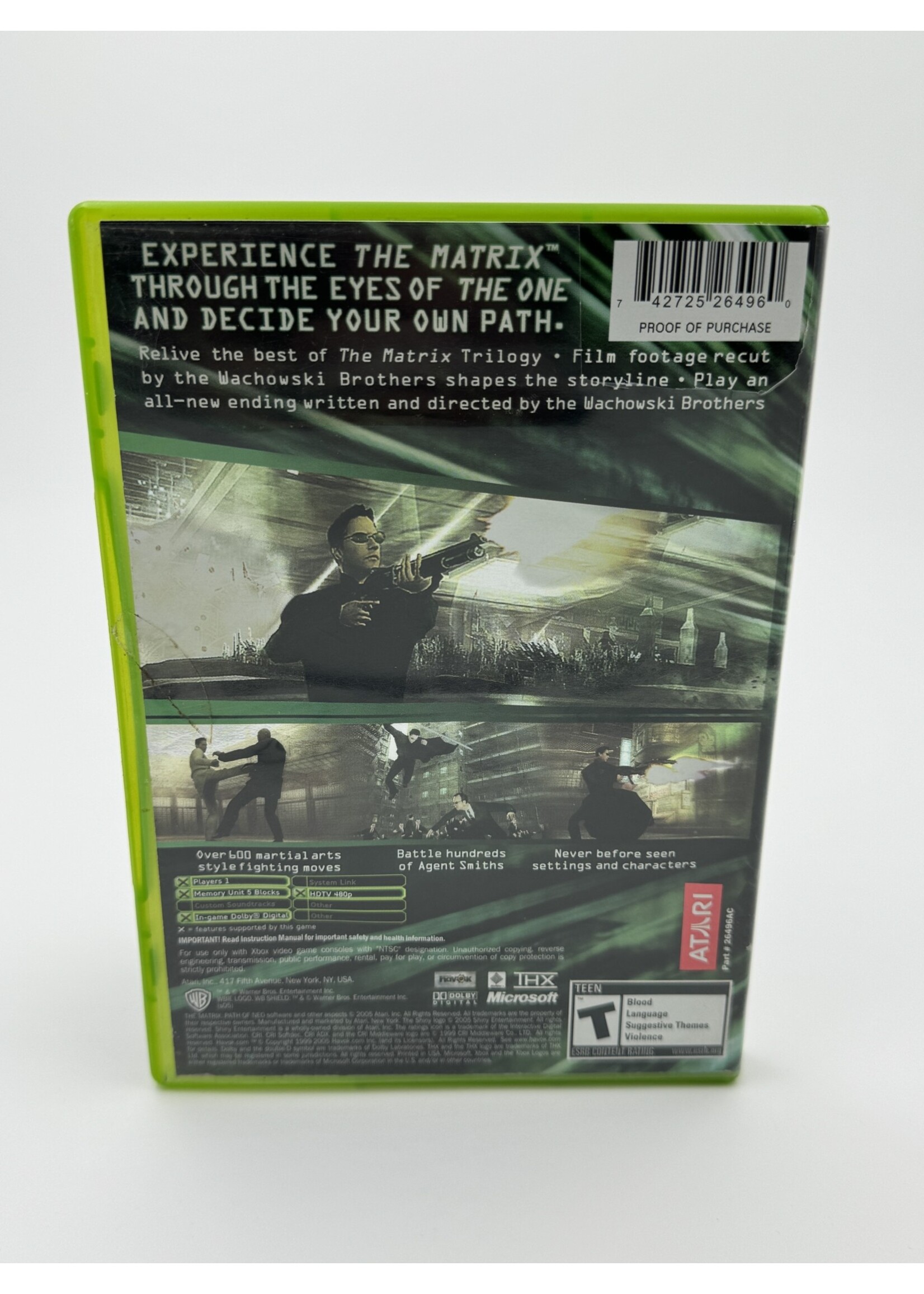 Xbox The Matrix Path Of Neo Xbox