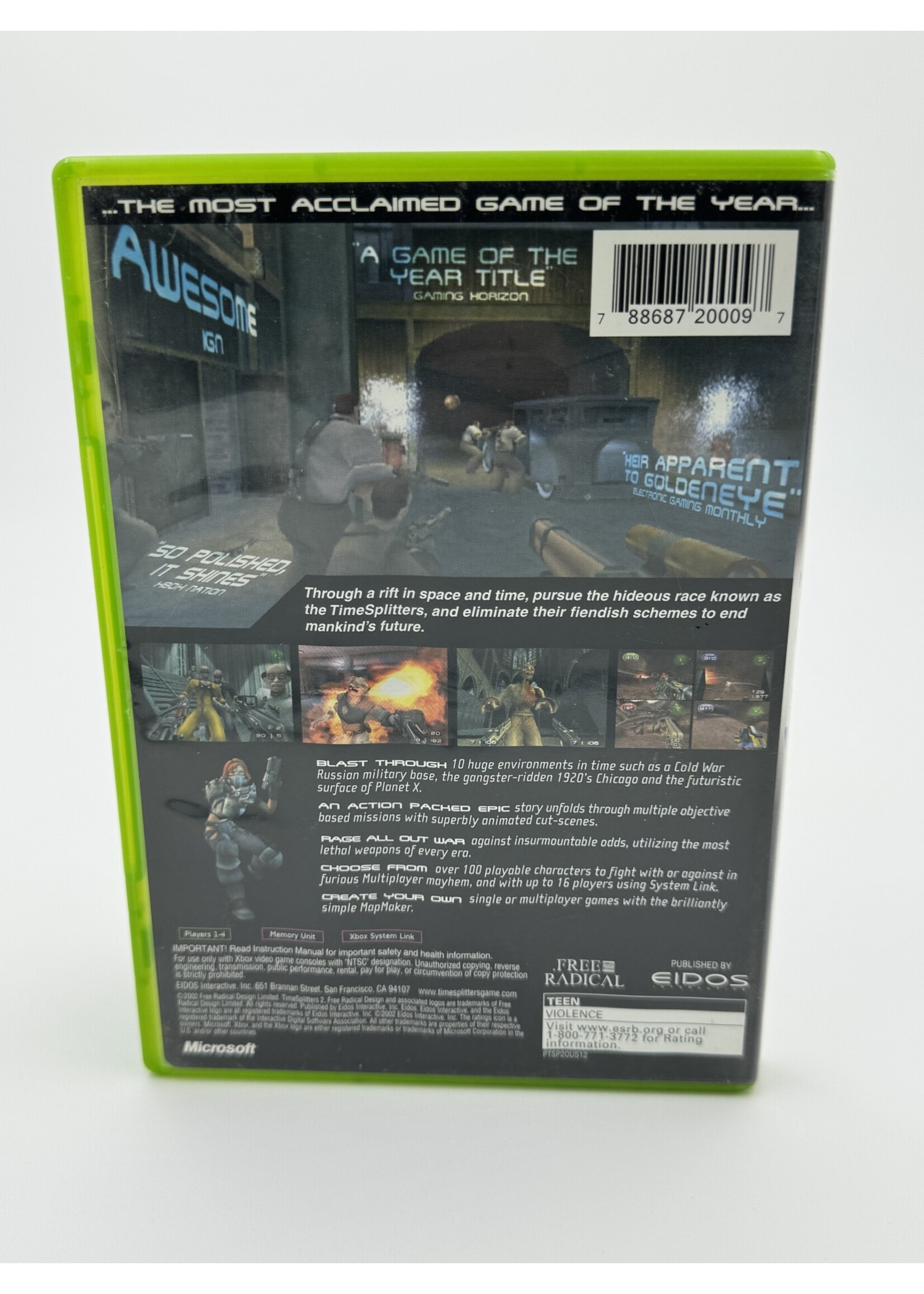 Xbox Time Splitters 2 Xbox