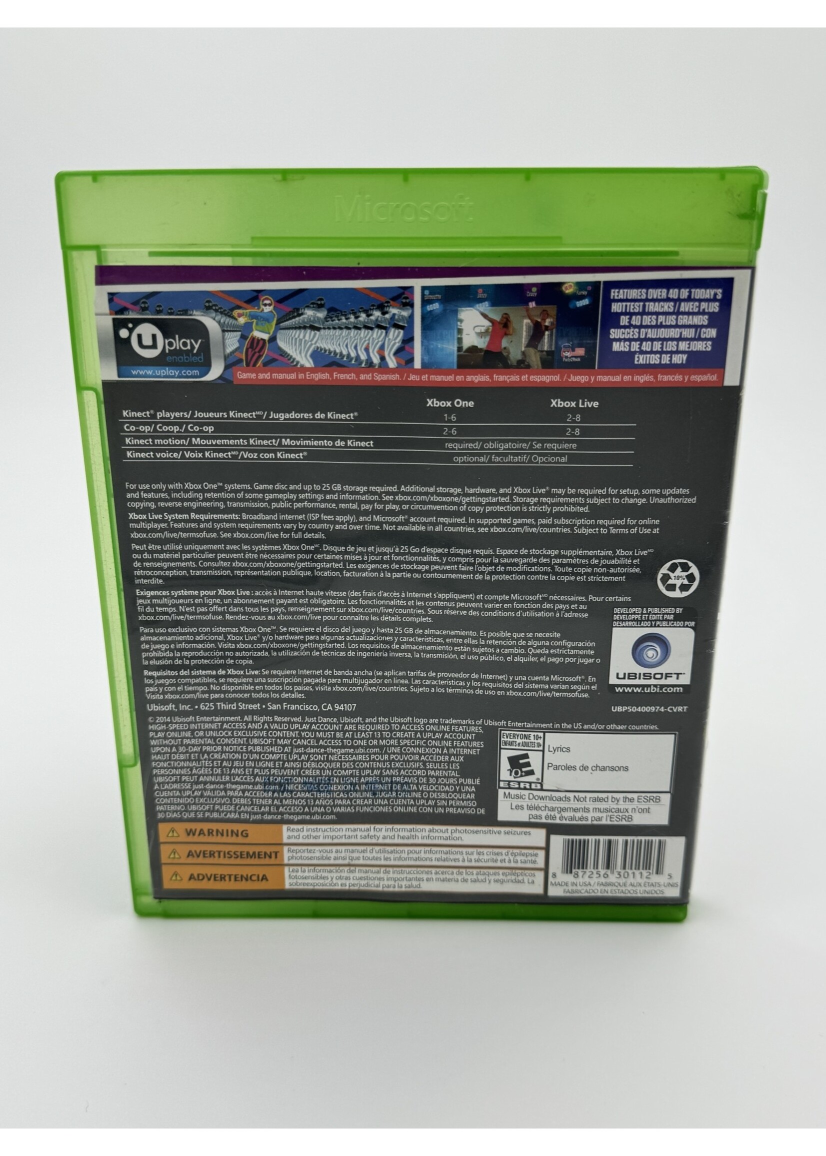 Xbox Just Dance 2015 Xbox One