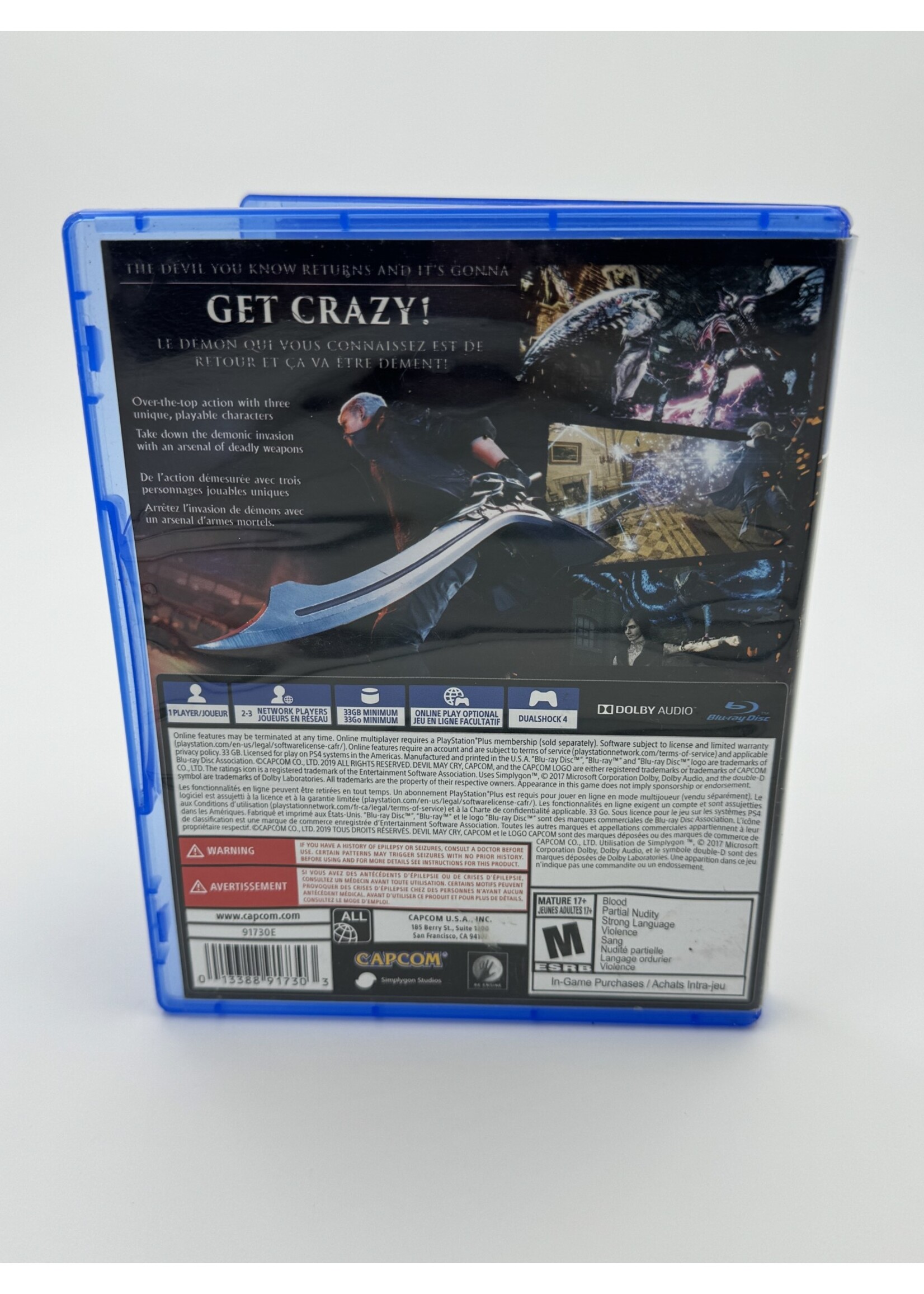 Sony Devil May Cry 5 PS4