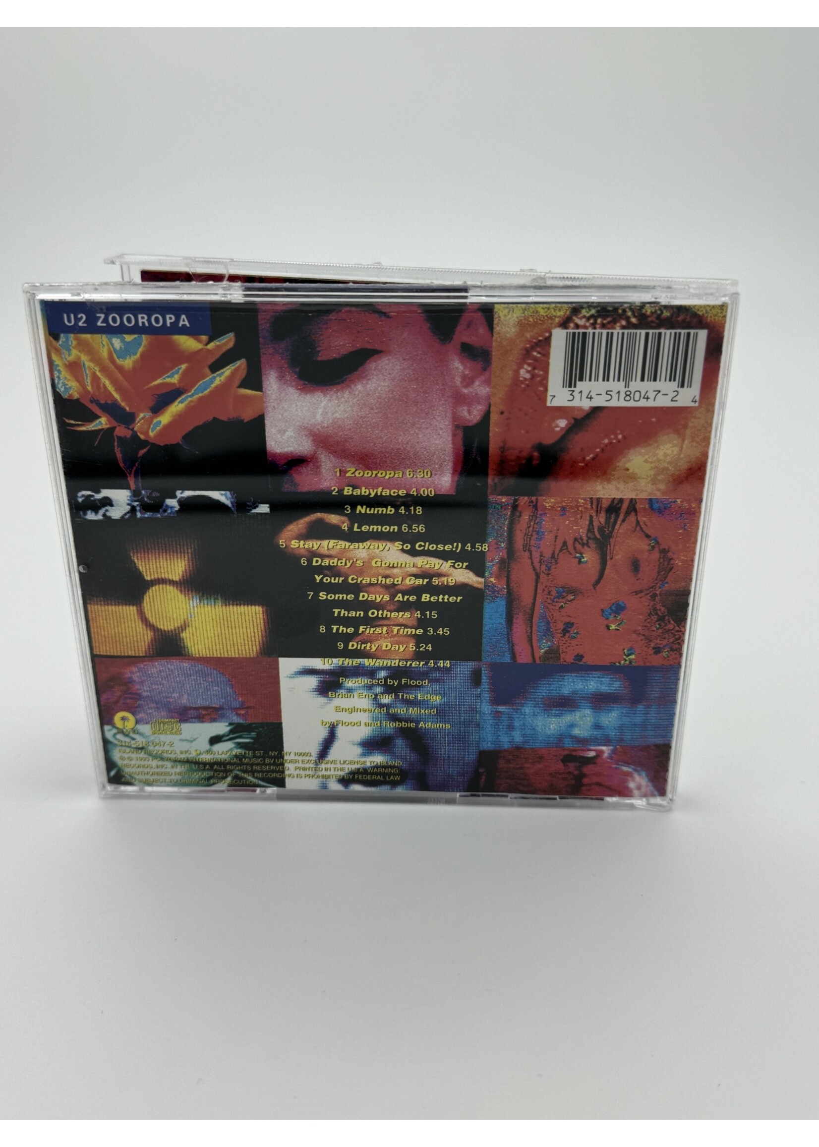 CD U2 Zooropa CD
