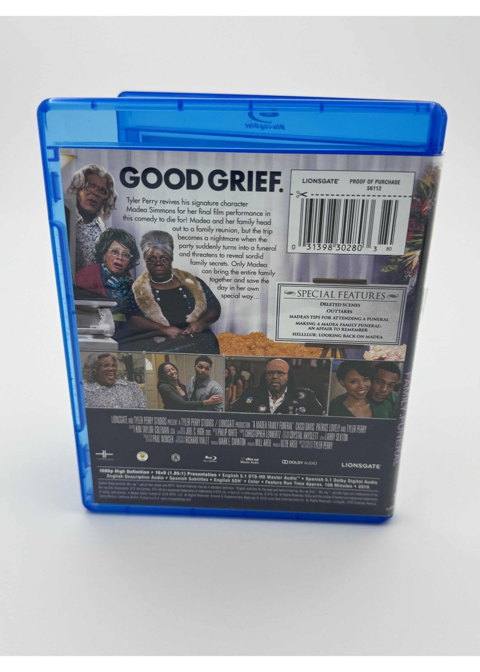 Bluray Madea Family Funeral Bluray