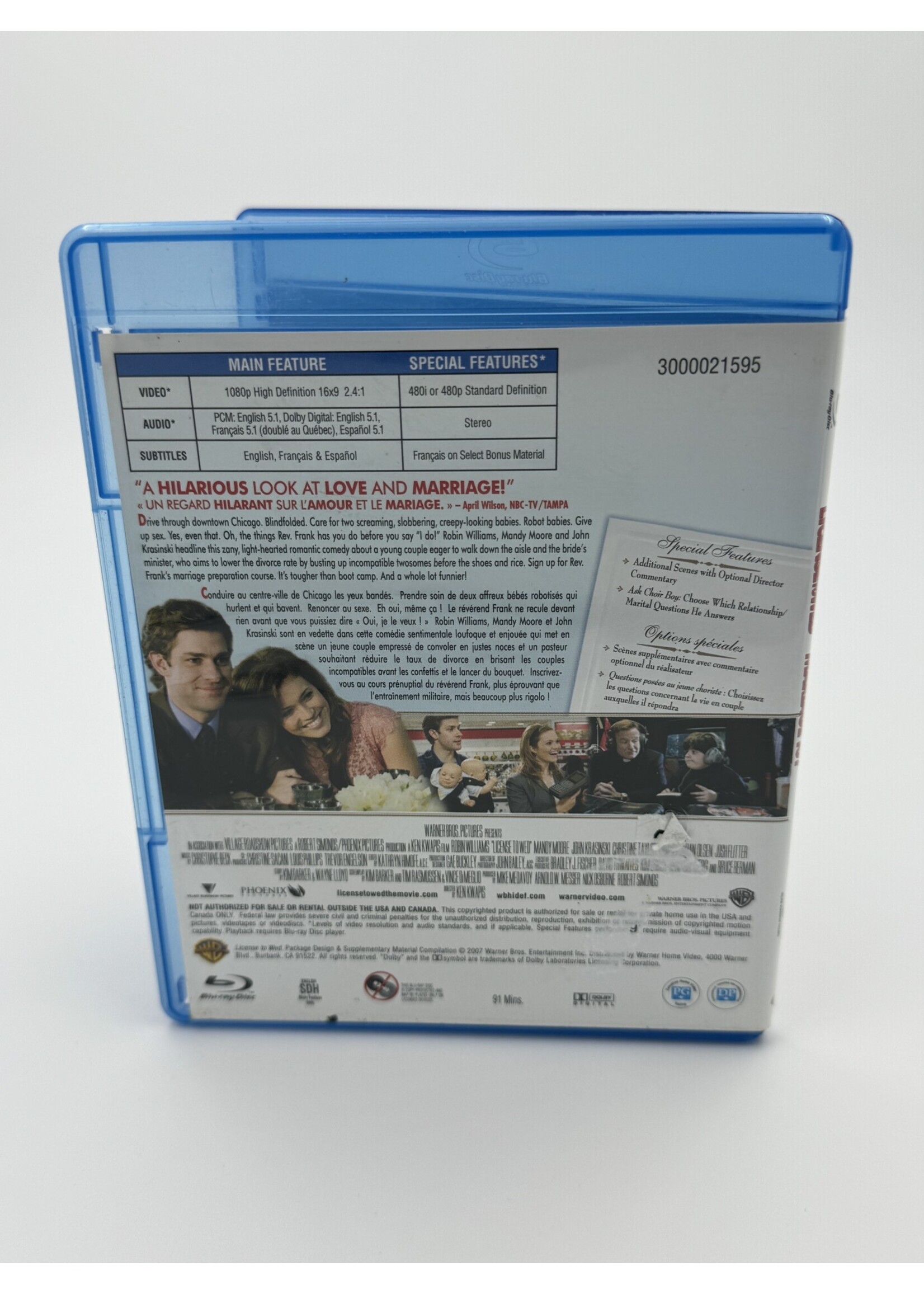 Bluray License To Wed Bluray