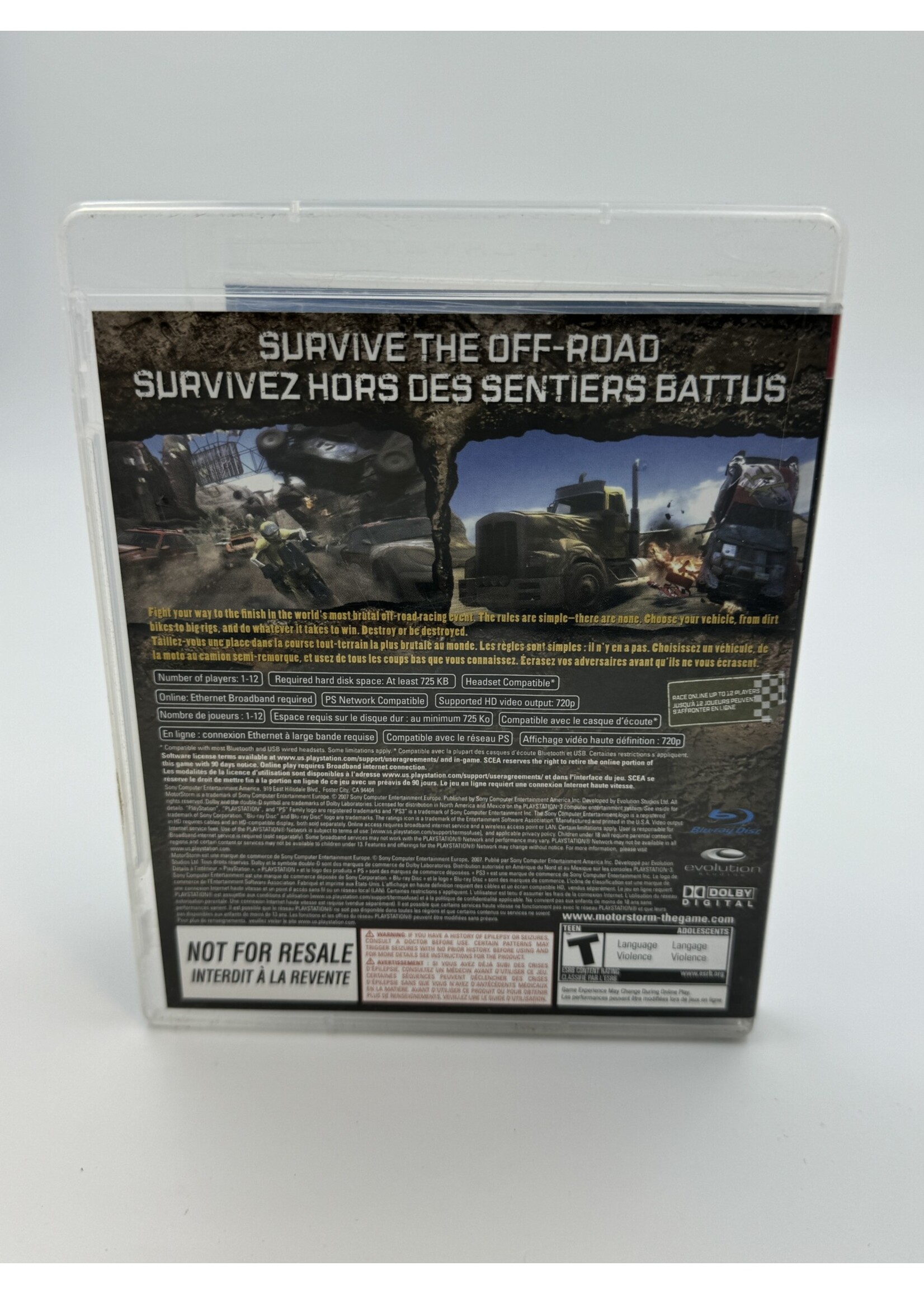 Sony Motorstorm Ps3