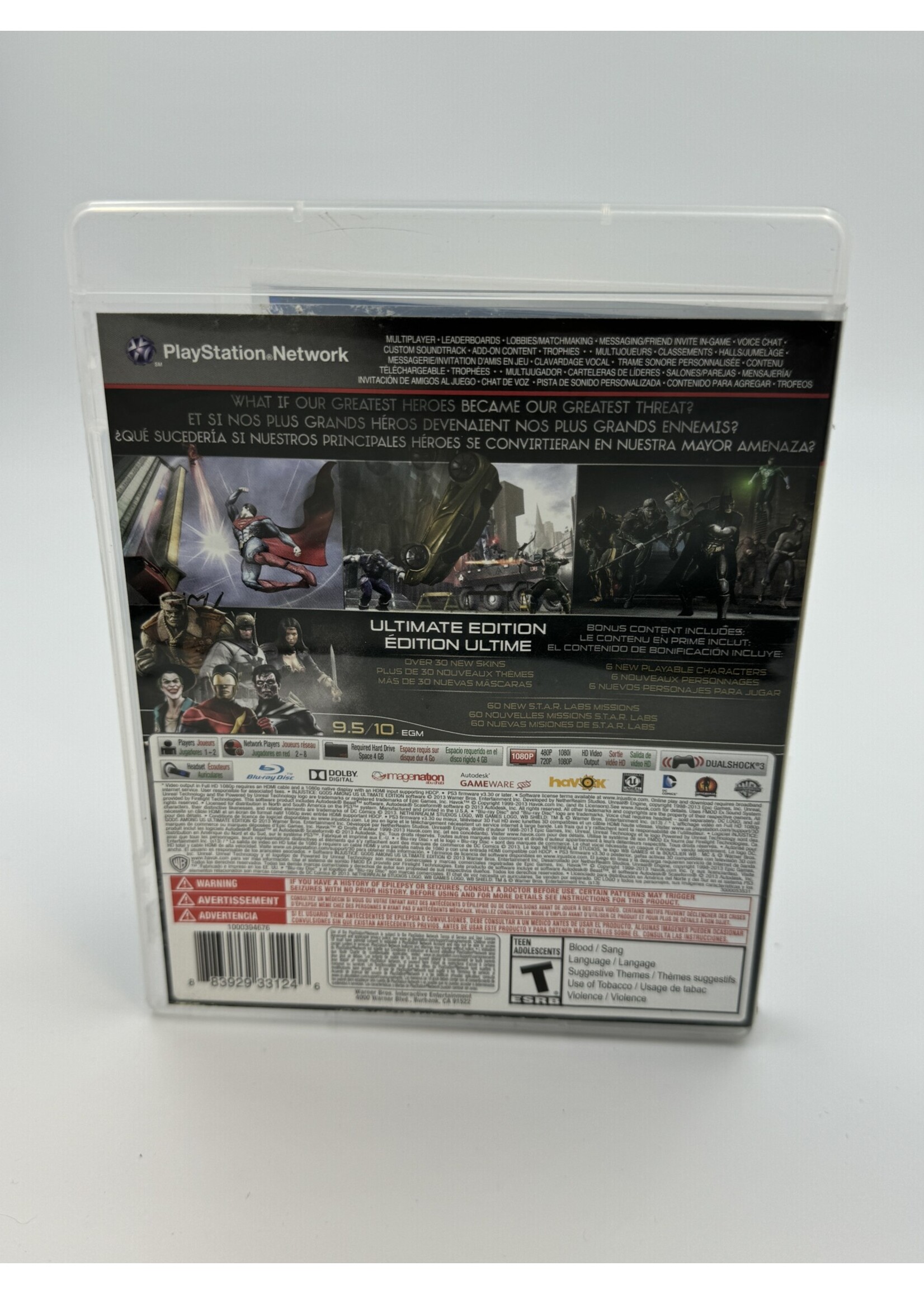 Sony Injustice Gods Among Us Ultimate Edition Ps3
