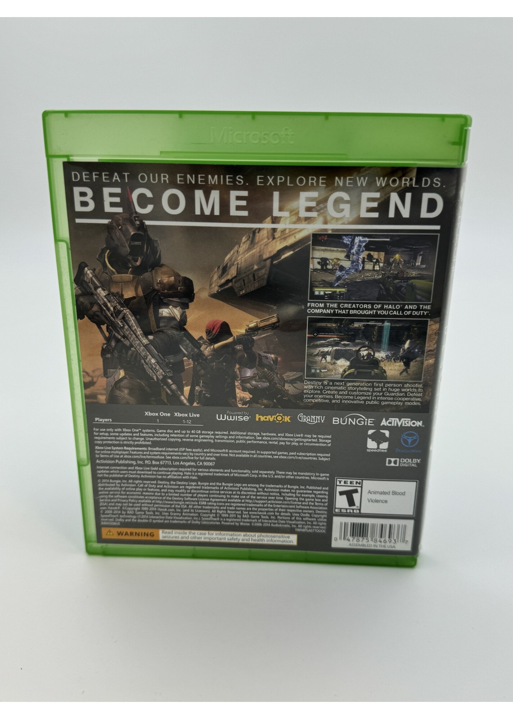 Xbox Destiny Xbox One