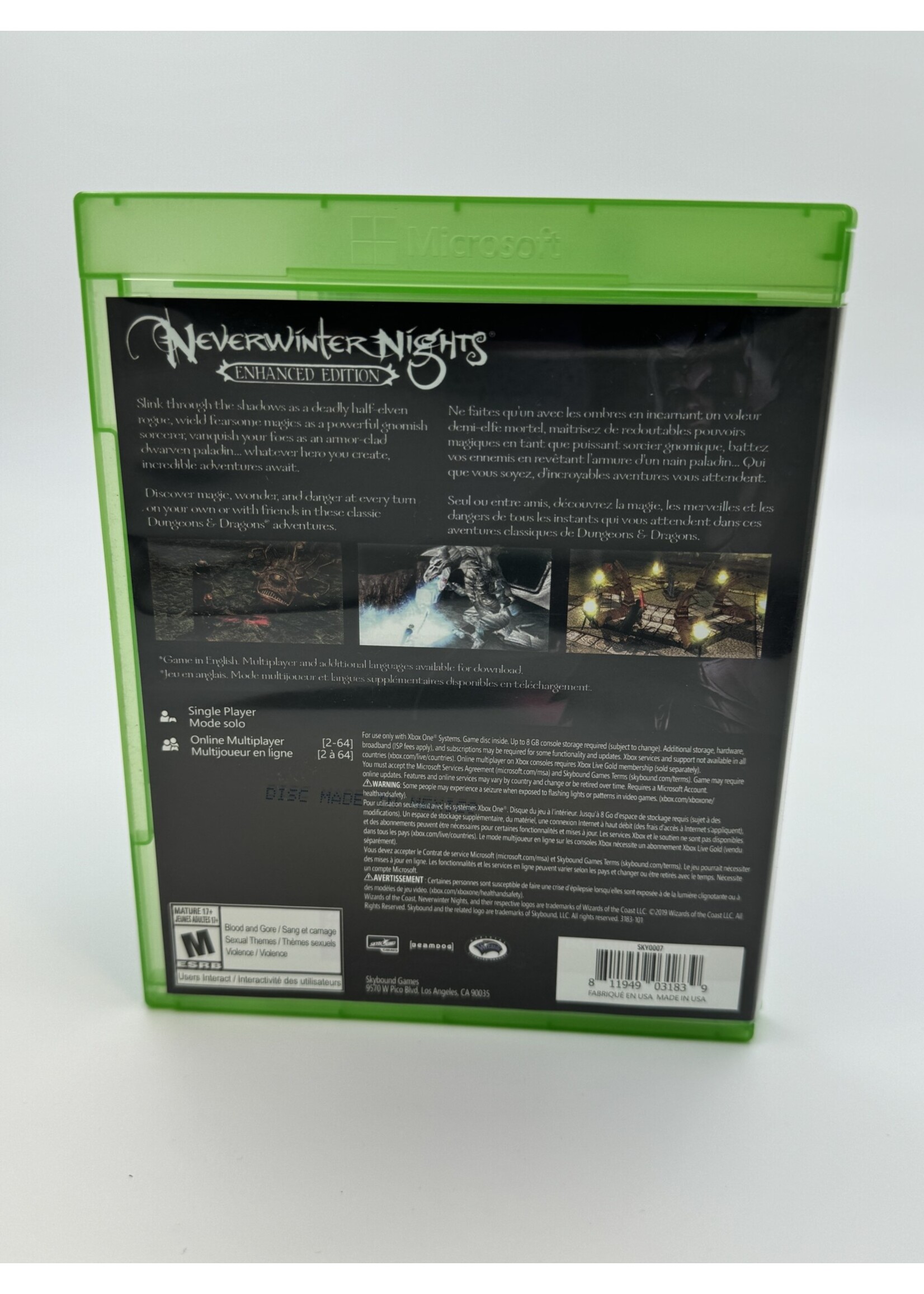 Xbox Neverwinter Nights Enhanced Edition Xbox One