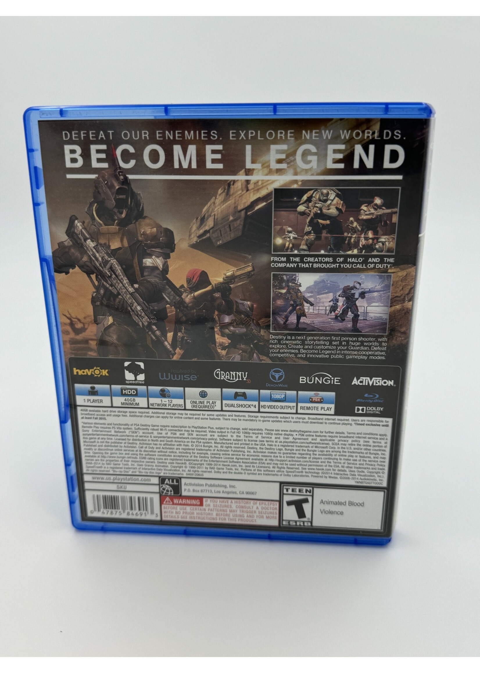 Sony Destiny Ps4