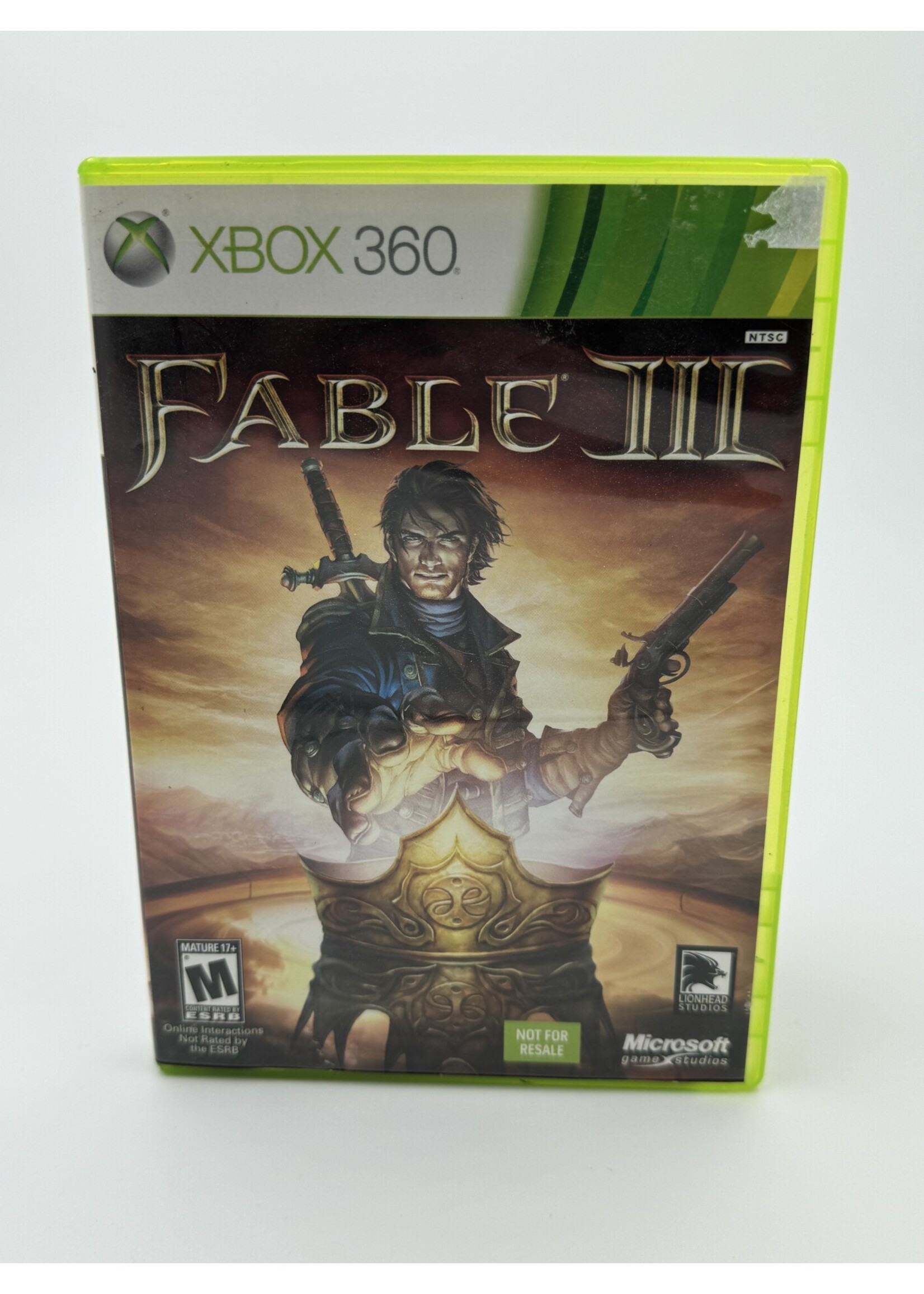 Xbox Fable 3 Xbox 360
