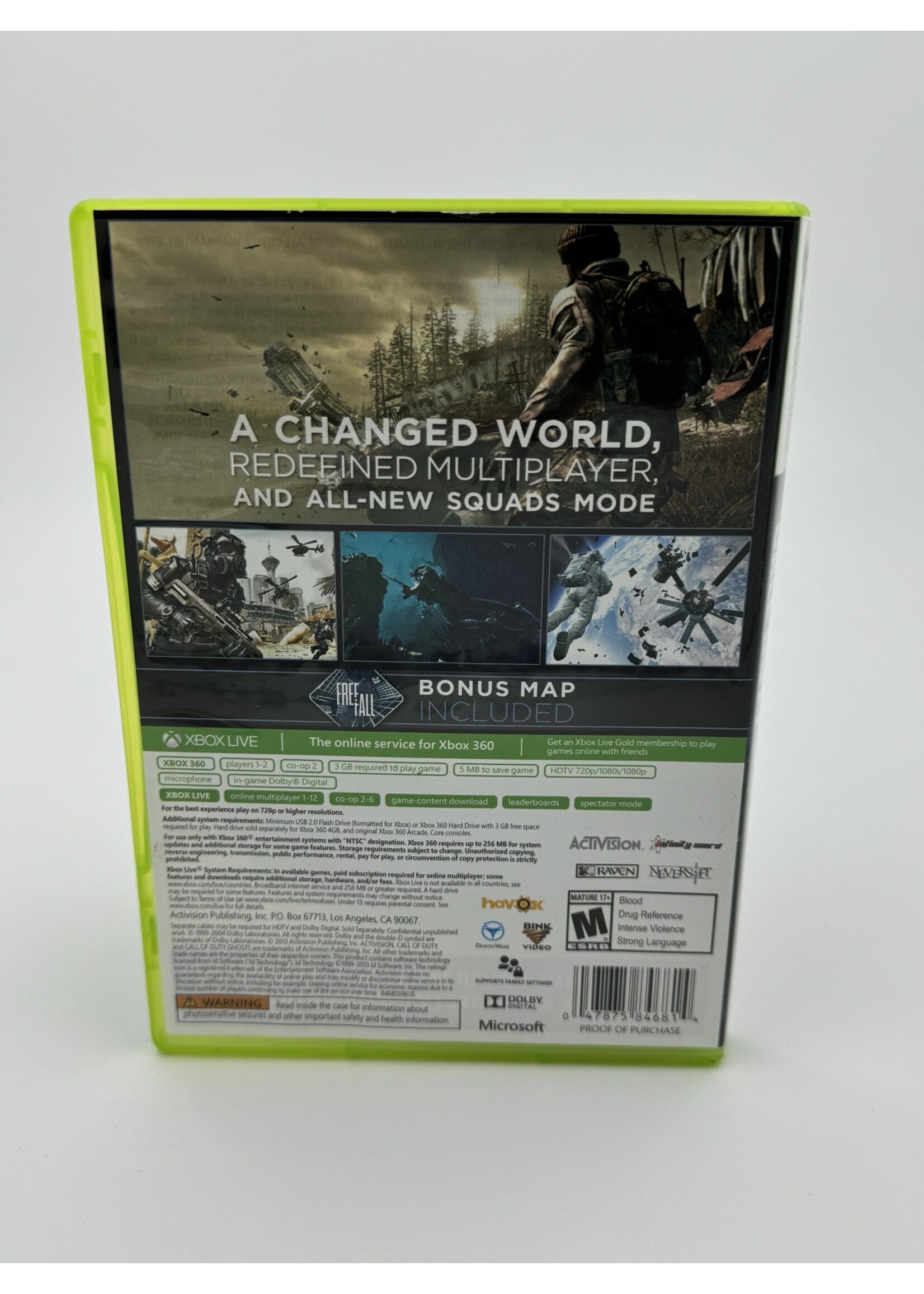 Xbox Call of Duty Ghosts Xbox 360