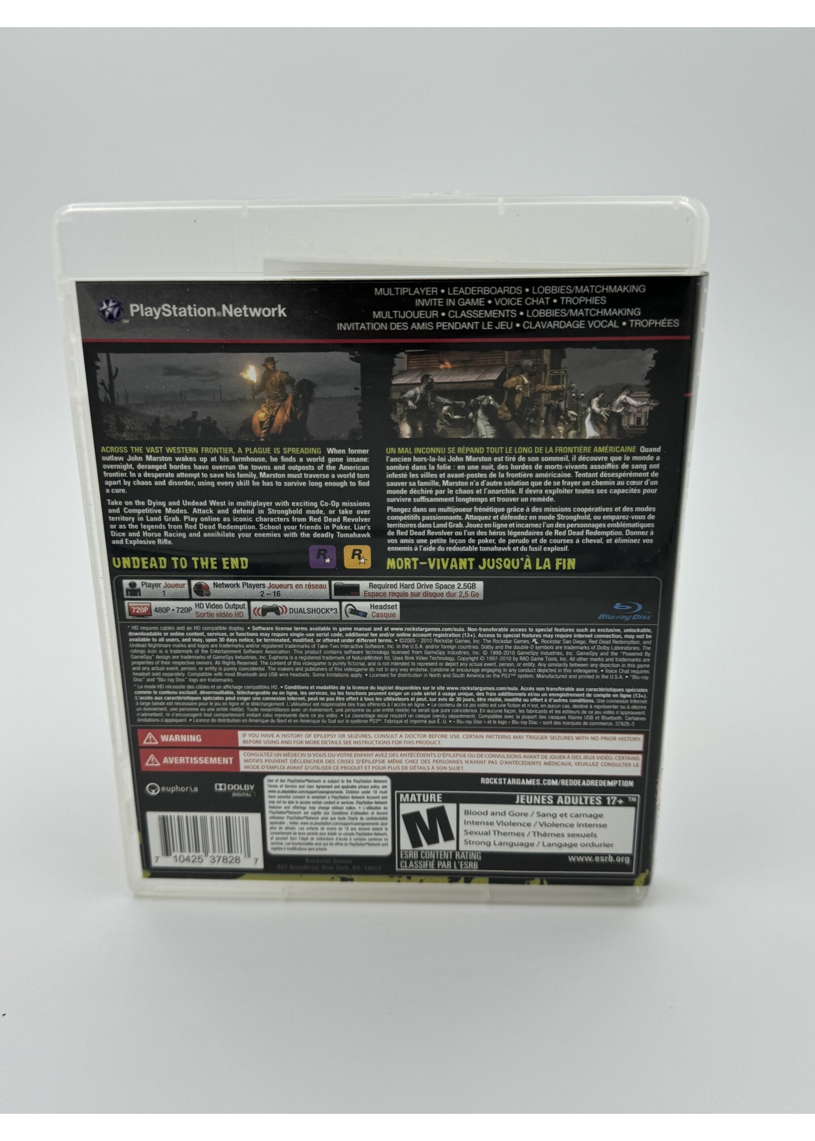 Sony Red Dead Redemption Undead Nightmare PS3