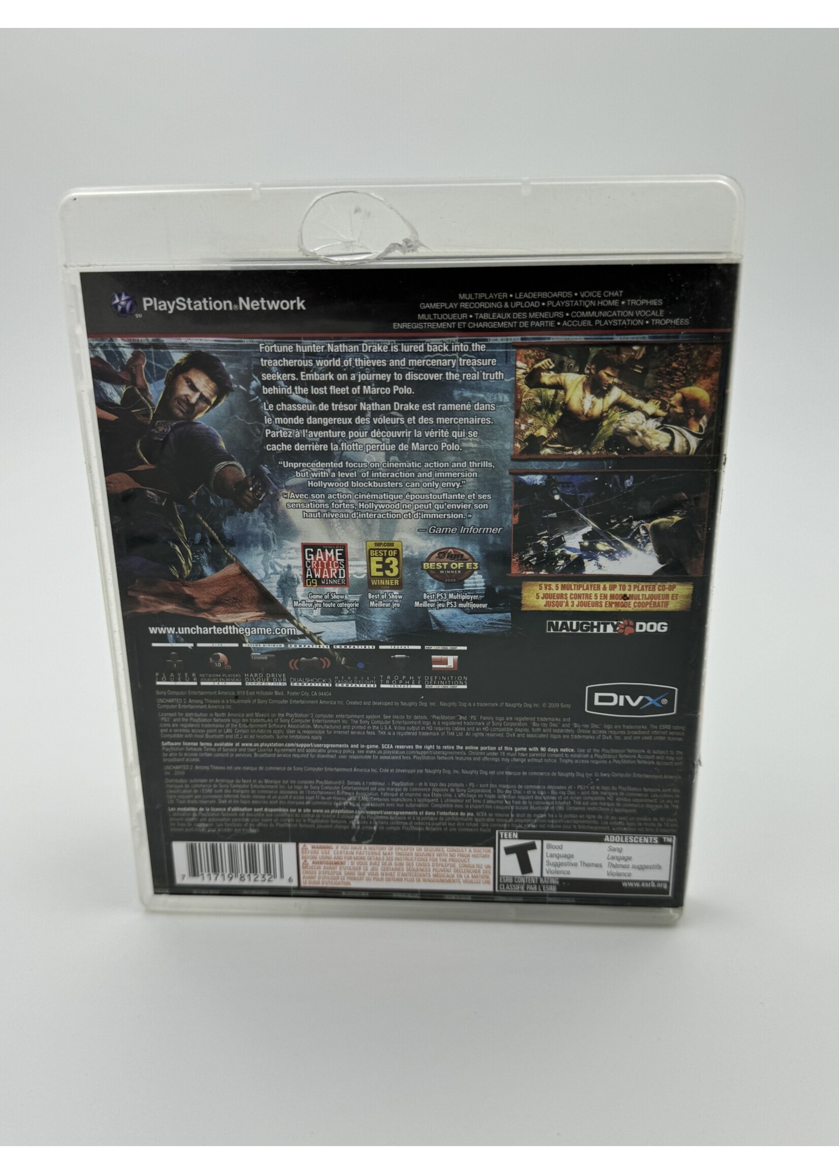 Sony Uncharted 2 Among Thieves PS3