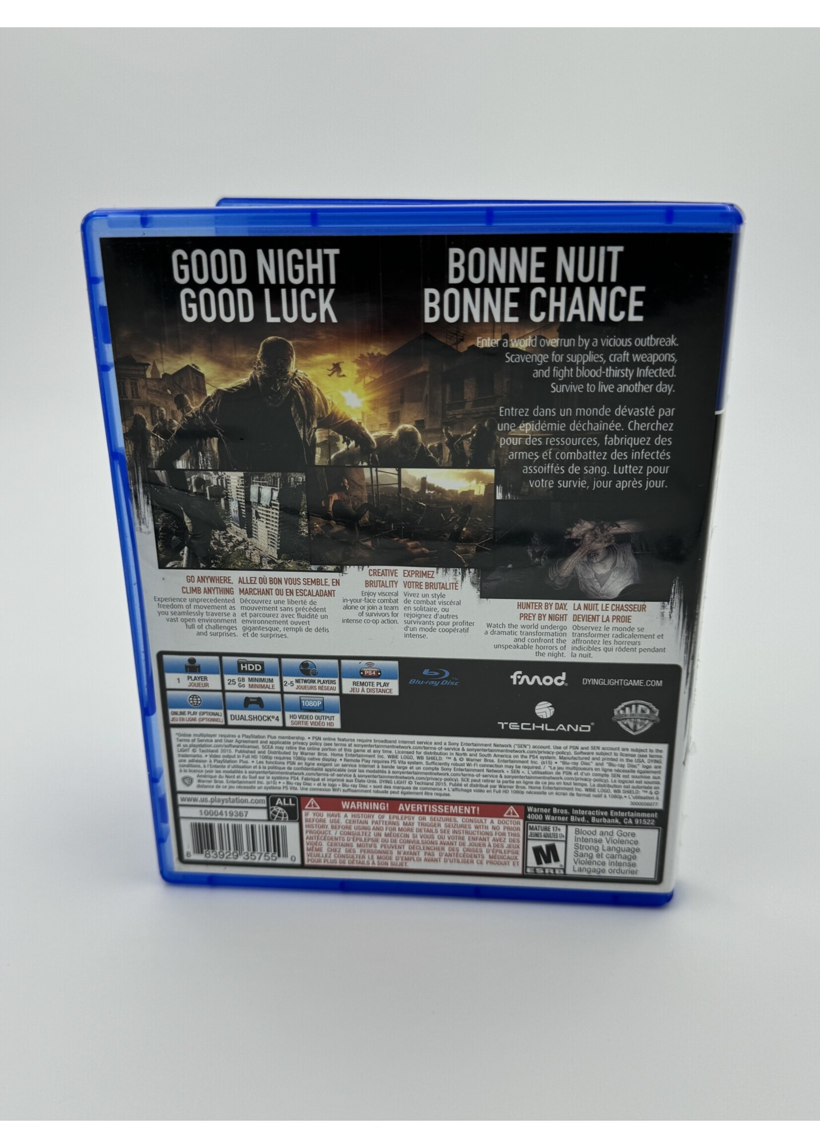 Sony Dying Light Ps4
