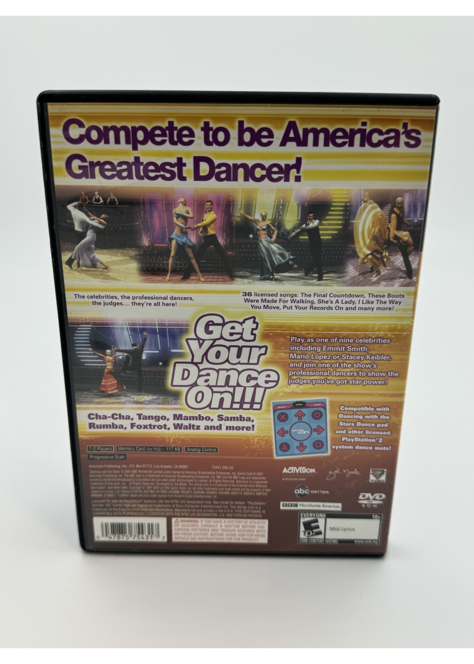 Sony Dancing With The Stars Ps2