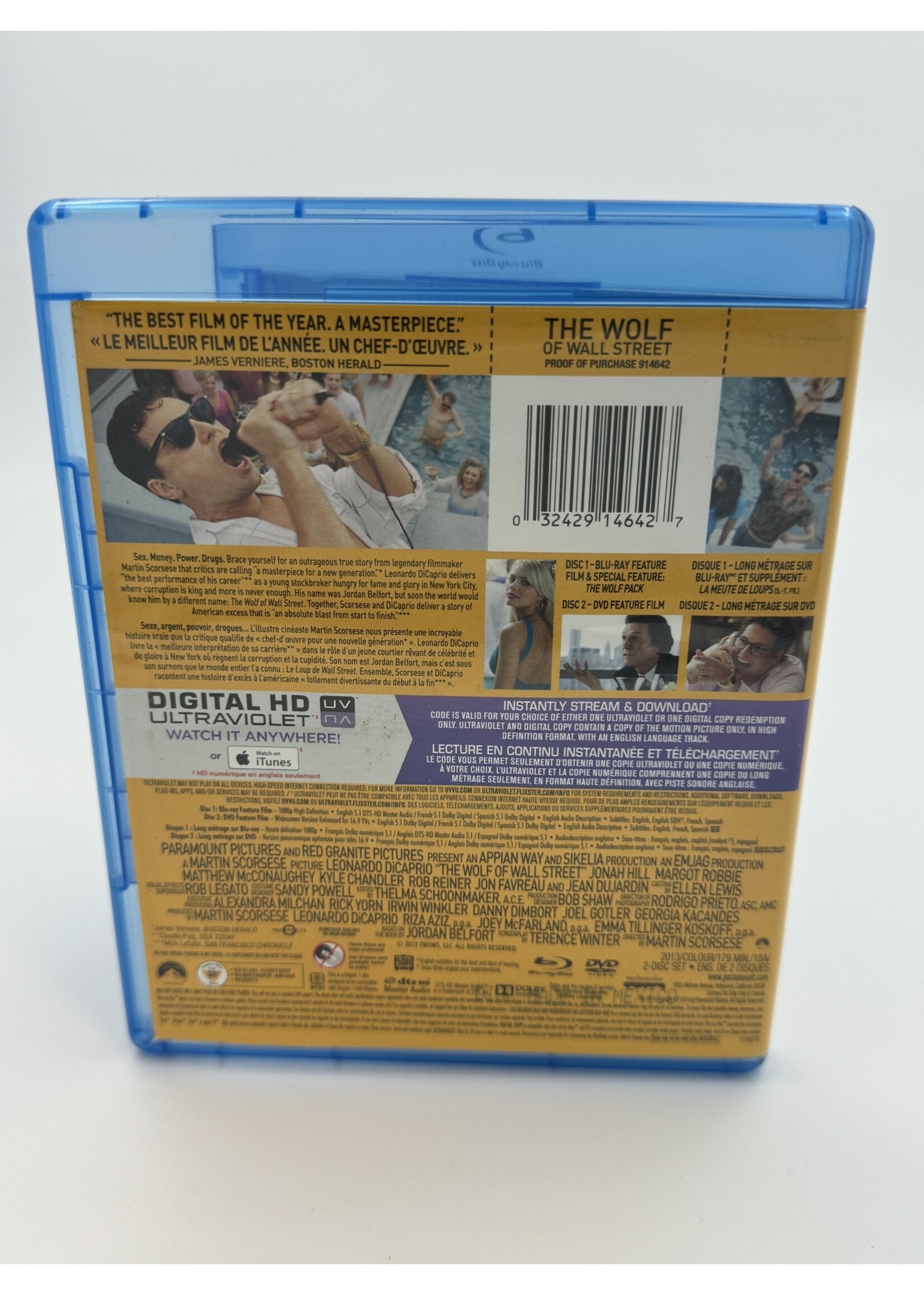 Bluray The Wolf Of Wall Street Bluray