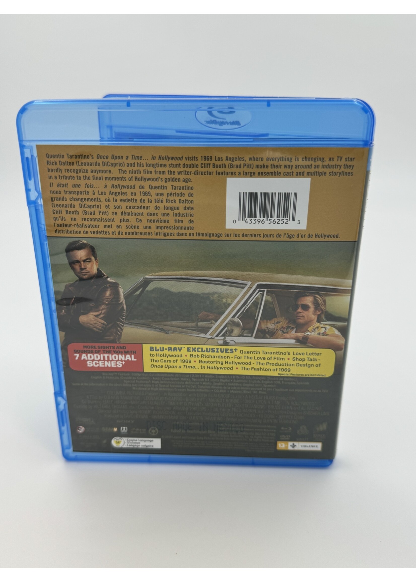 Bluray Once Upon A Time In Hollywood Bluray