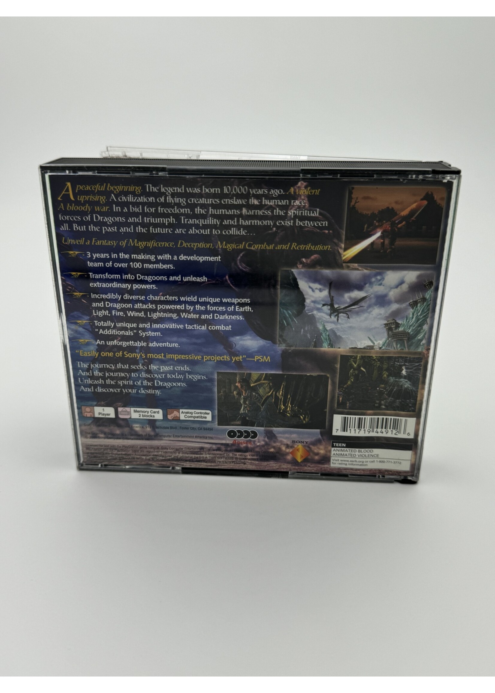 Sony The Legend of Dragoon PS
