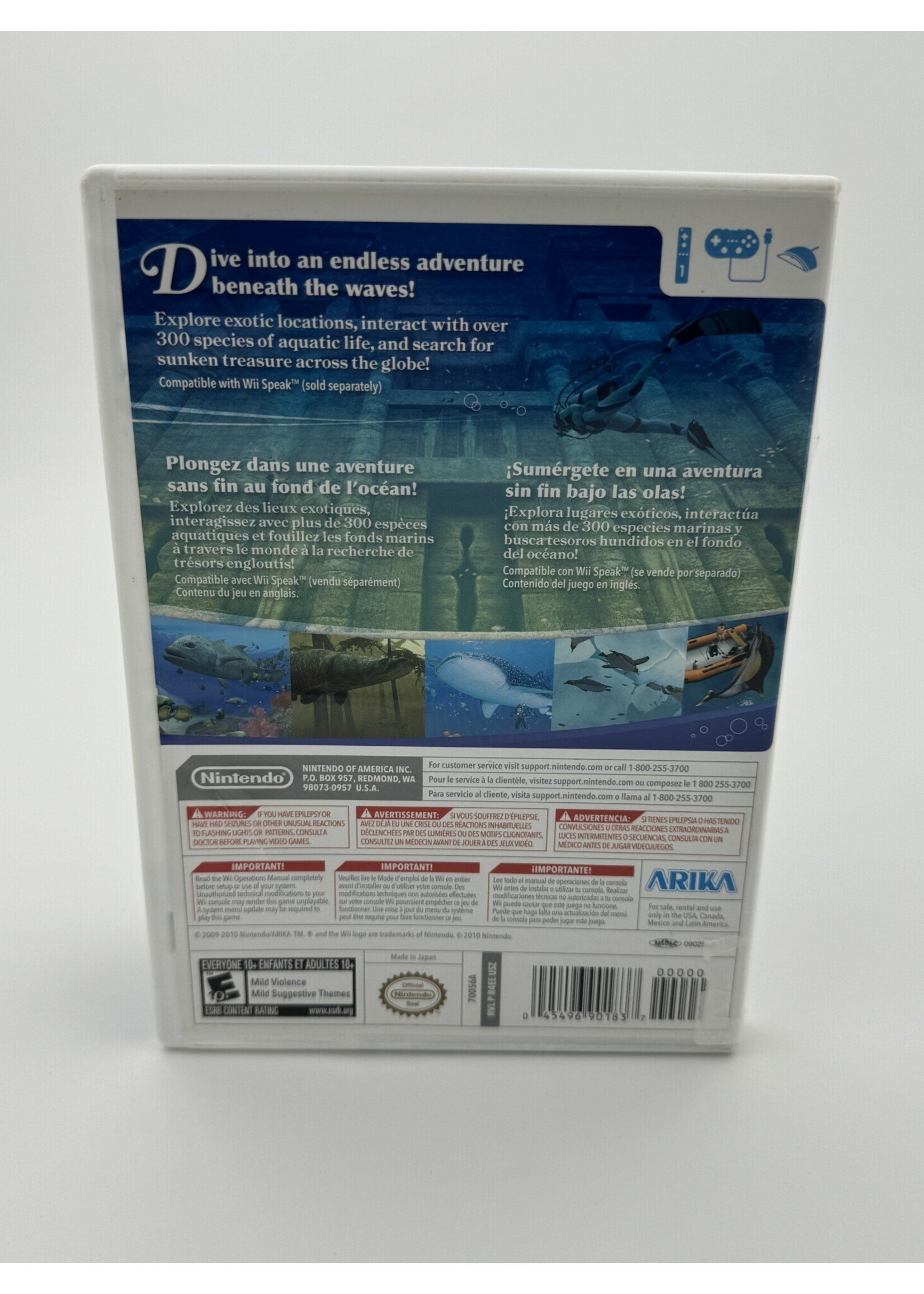 Nintendo Endless Ocean Blue World Wii