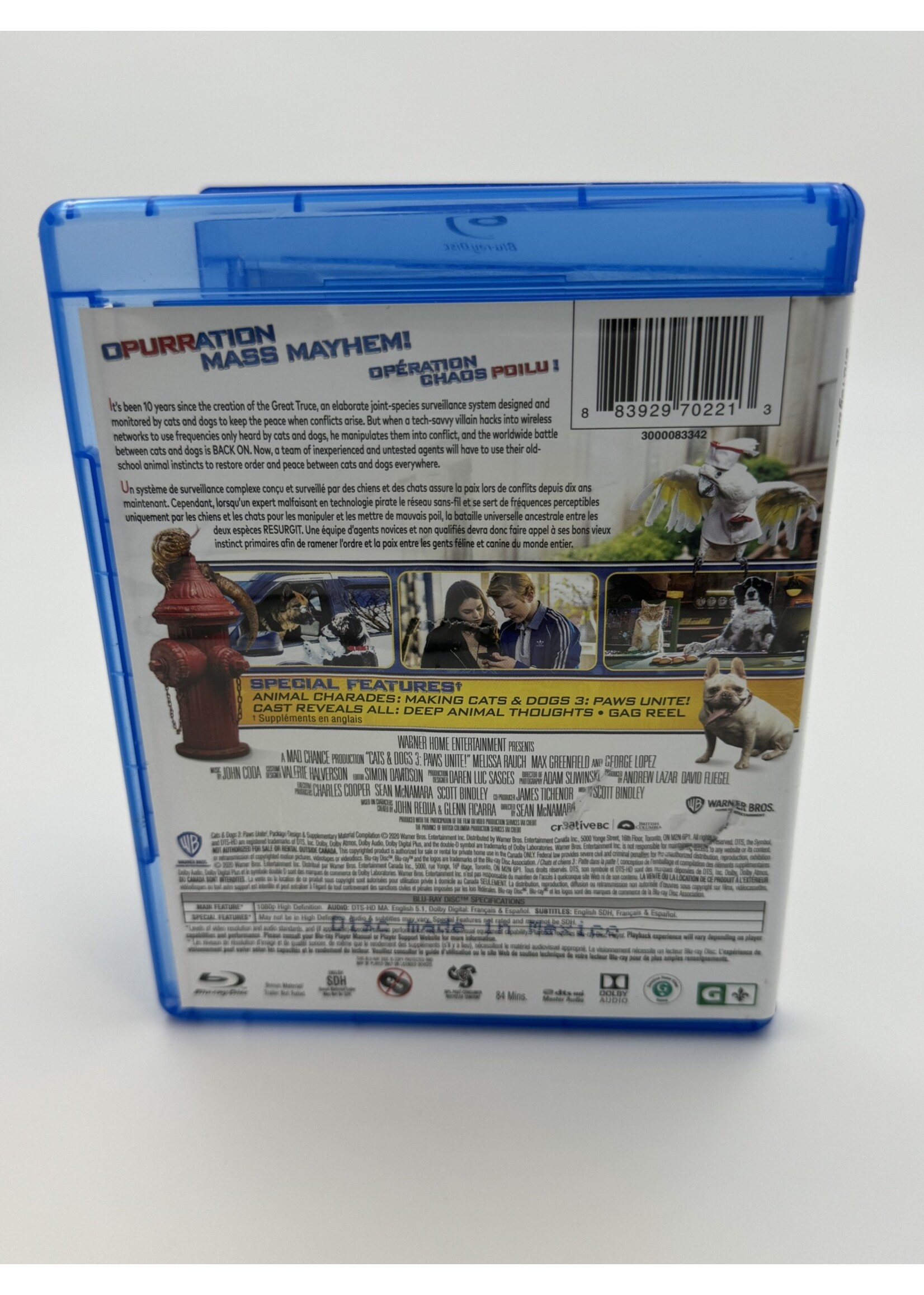 Bluray Cats And Dogs 3 Paws Unite Bluray