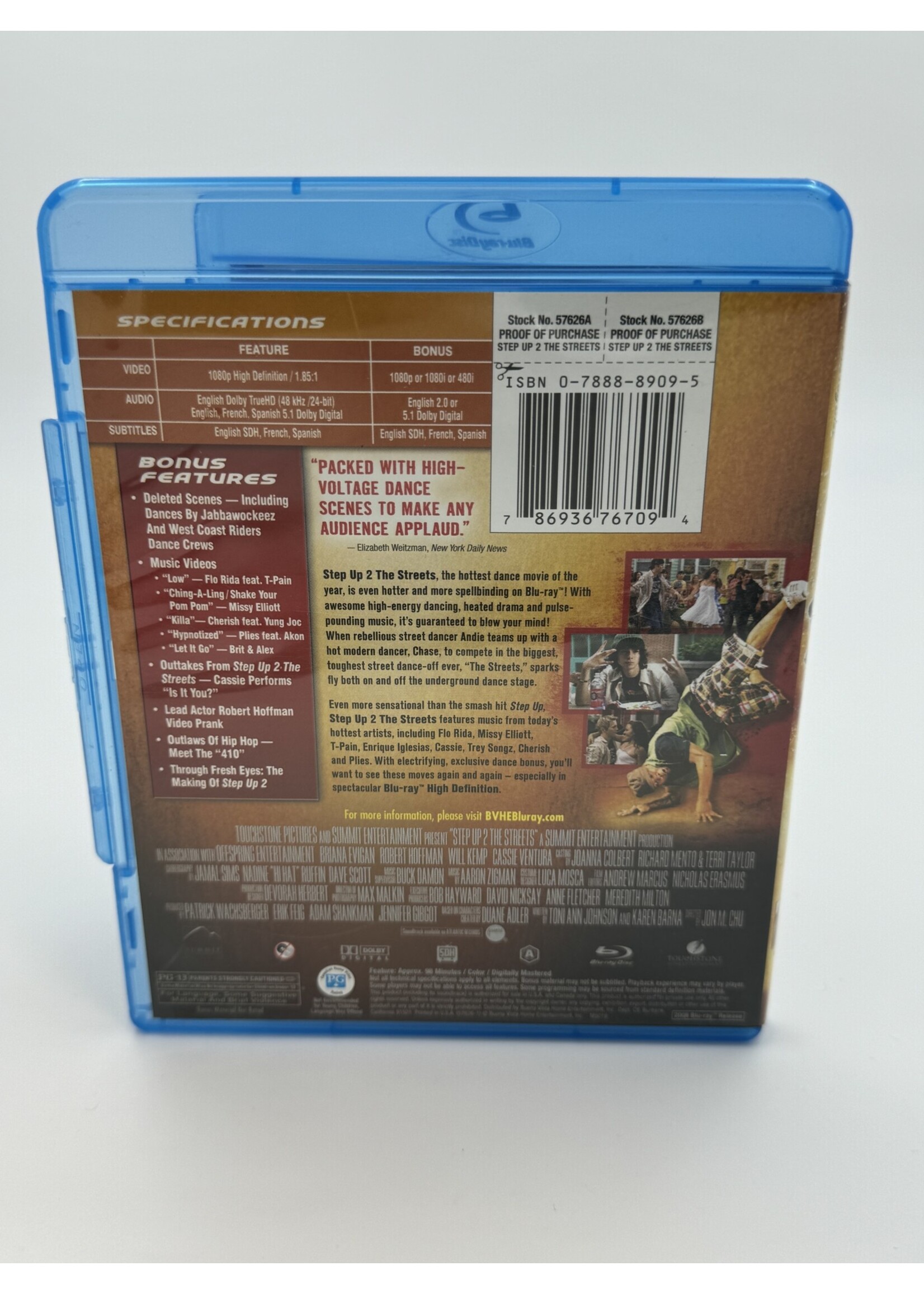 Bluray Step Up 2 The Streets Dance Off Edition Bluray